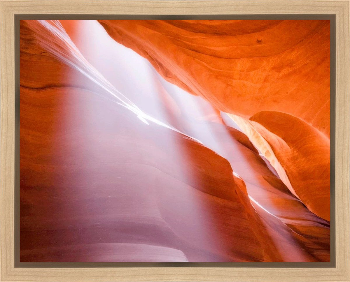 Stunning Antelope Canyon Light Shafts Wall Art - Premium Gallery Wrap Canvas Print - Perfect for Living Room, Bedroom & Office Decor