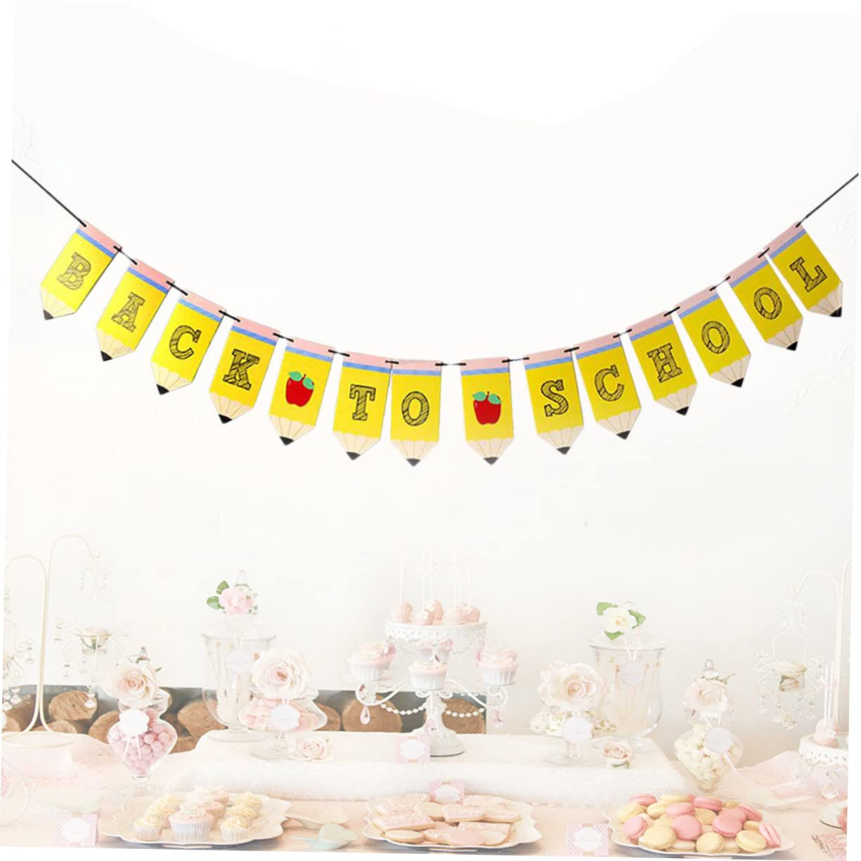 Parliky Back to School Banner - First Day of School Hanging Flag Decorations for Classroom, Party & Home Decor | Perfect for School Parties, Classroom Celebrations & Welcome Events