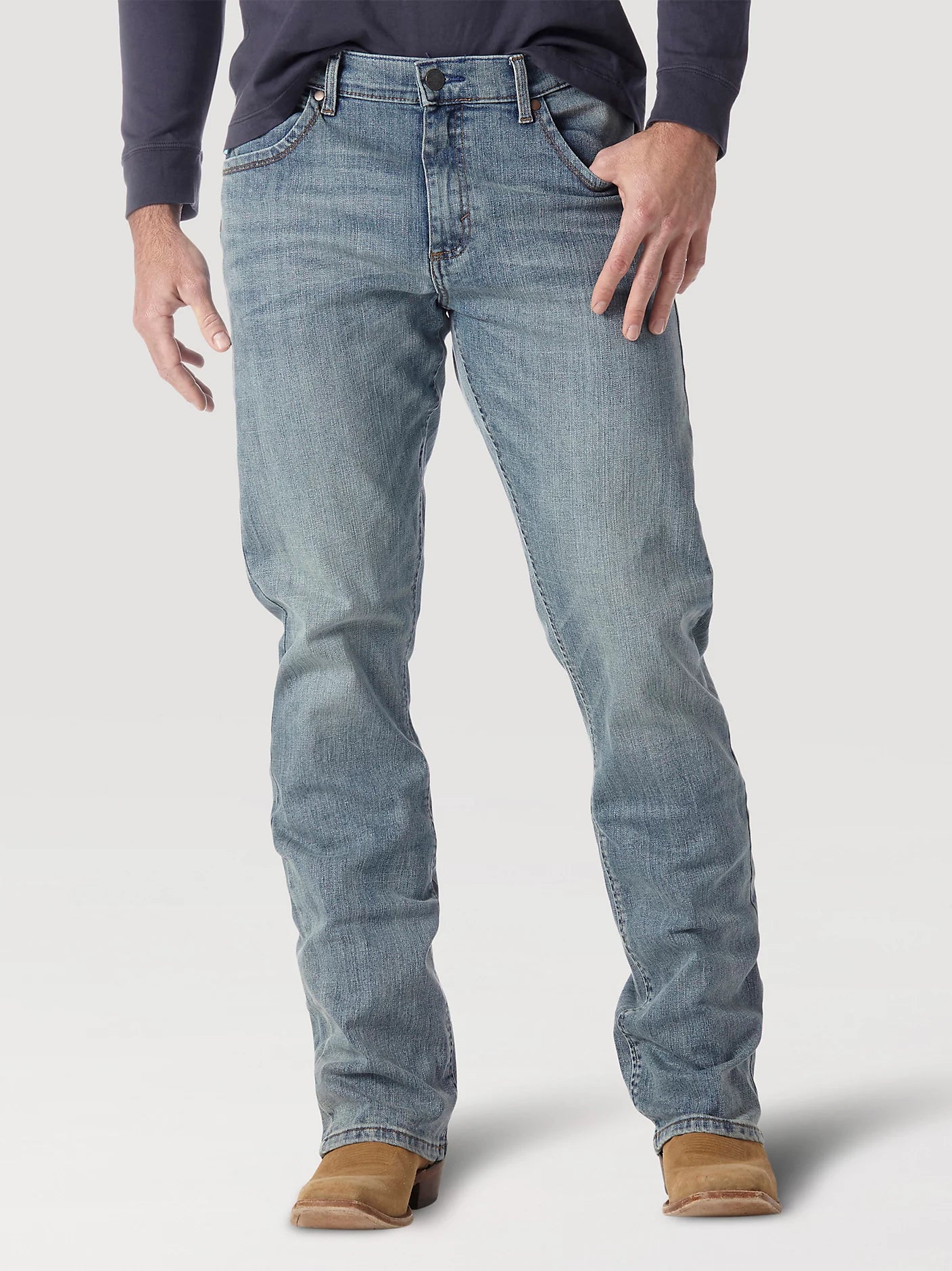 Wrangler Retro® Slim Fit Bootcut Jeans for Men - Classic Denim Pants for Casual Wear & Western Style Outfits