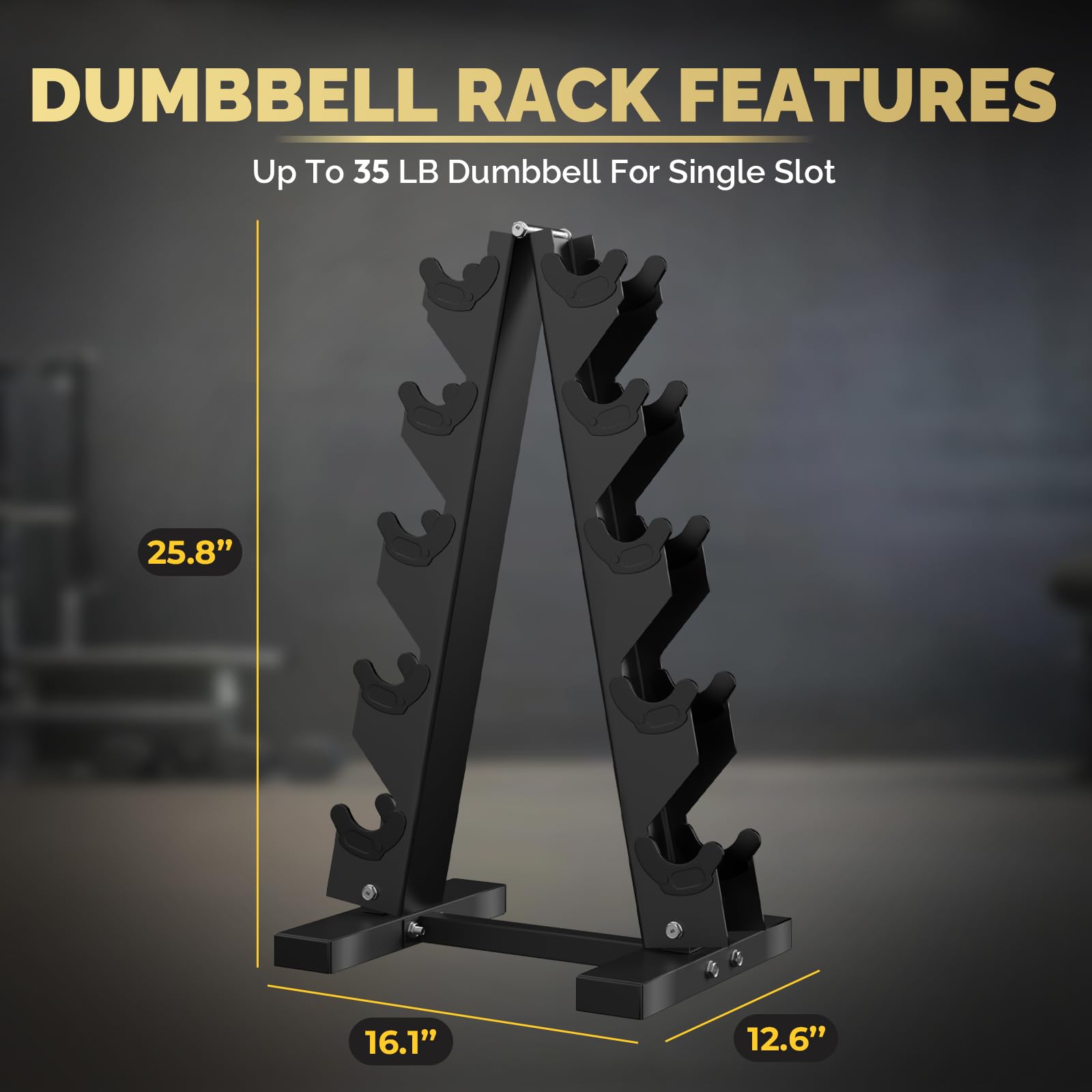 Premium Hex Dumbbell Set - Rubber Encased Free Weights for Home Gym Strength Training - Ideal for Weightlifting, CrossFit & Home Workouts