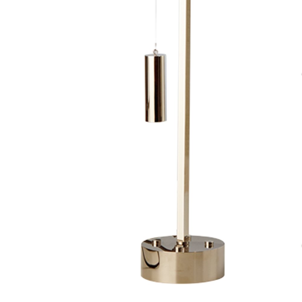TECNOLUMEN BH 23 Bauhaus Floor Lamp - Modern Industrial Lighting for Living Room, Bedroom & Office - Adjustable Height Design