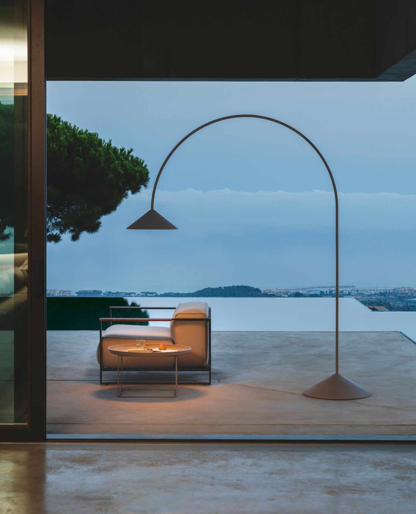 Arc Out Floor Lamp - Modern Adjustable LED Standing Light for Living Room, Bedroom, or Office - Perfect for Reading, Relaxing, and Ambient Lighting