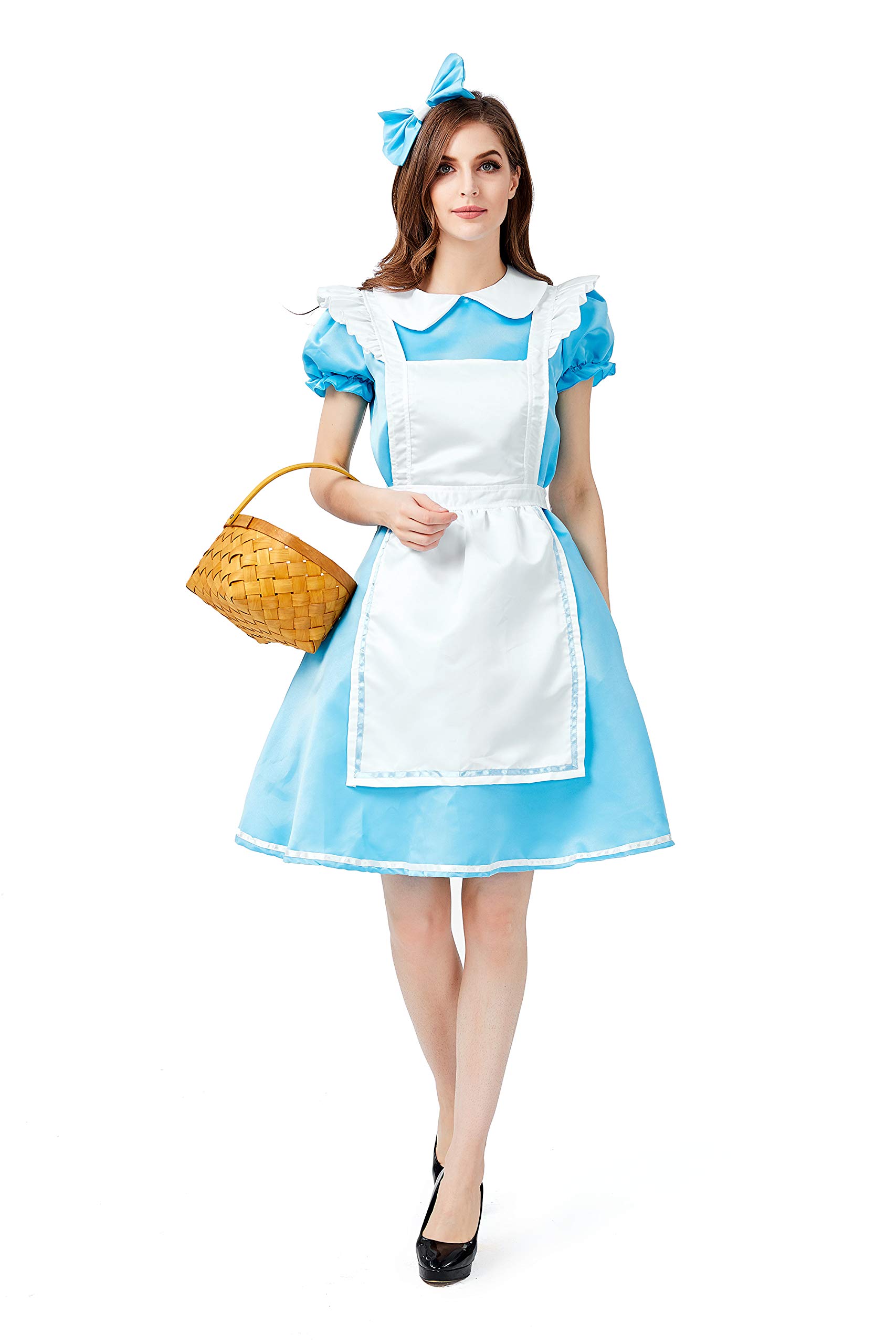 Farm Girl Costume for Halloween & Cosplay - Women's Dress & Stage Prop