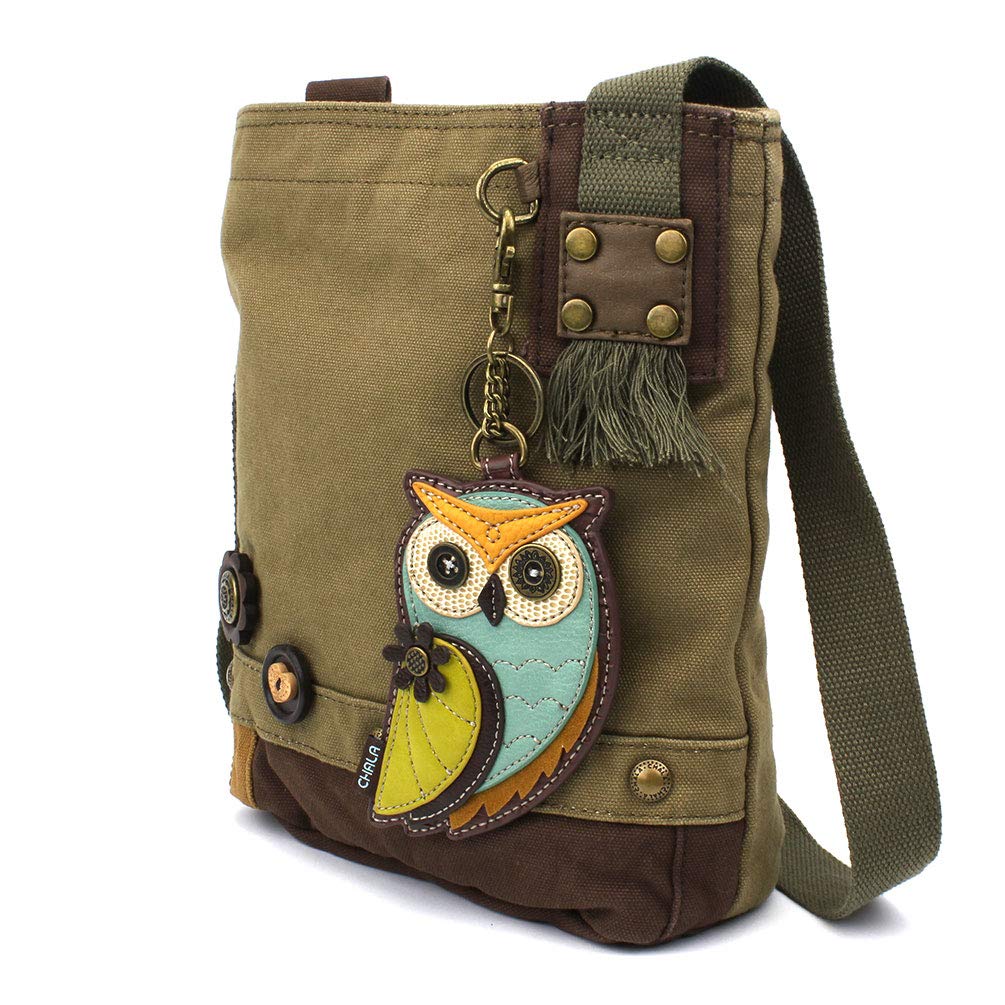 CHALA Owl-A-Olive Crossbody Bag - Stylish & Lightweight Shoulder Purse for Women | Perfect for Travel, Shopping, and Everyday Use