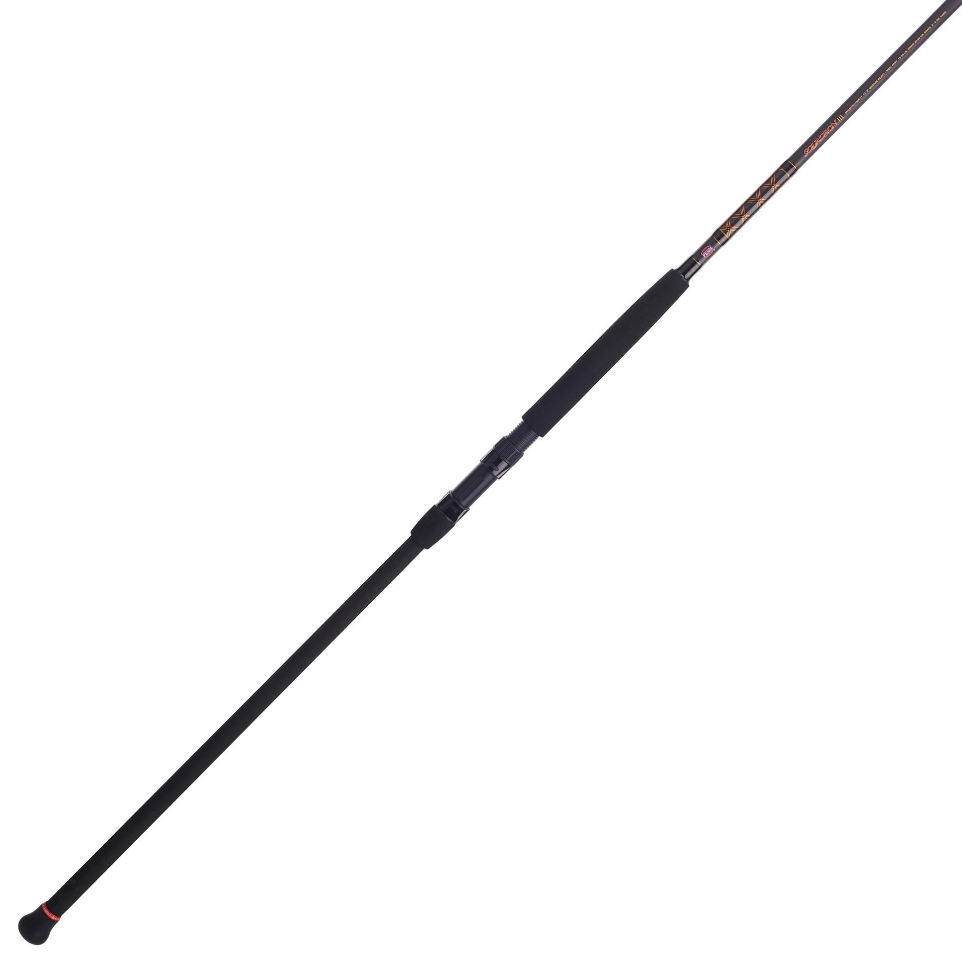 Squadron III Surf Fishing Rod - 12ft Heavy Duty Saltwater Fishing Pole with Graphite Blank & Stainless Steel Guides - Perfect for Beach, Pier, and Shoreline Fishing