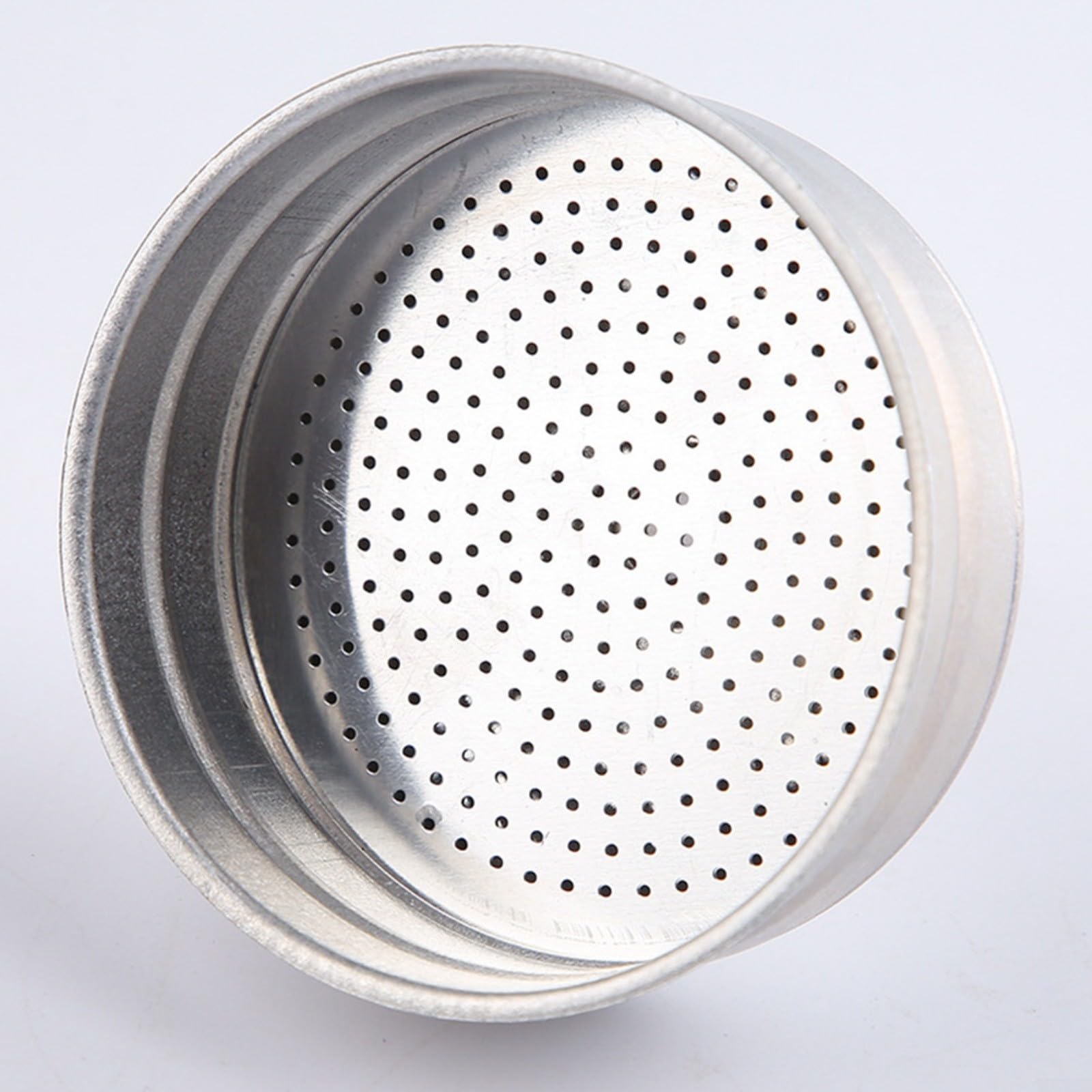 Premium Aluminum Moka Pot Filter Funnel for Espresso Coffee Maker - Compatible with 1, 2, 3, 6, 9 & 12 Cup Stovetop Coffee Makers - Durable & Rust-Resistant - Perfect for Home Brewing, Camping & Office Use