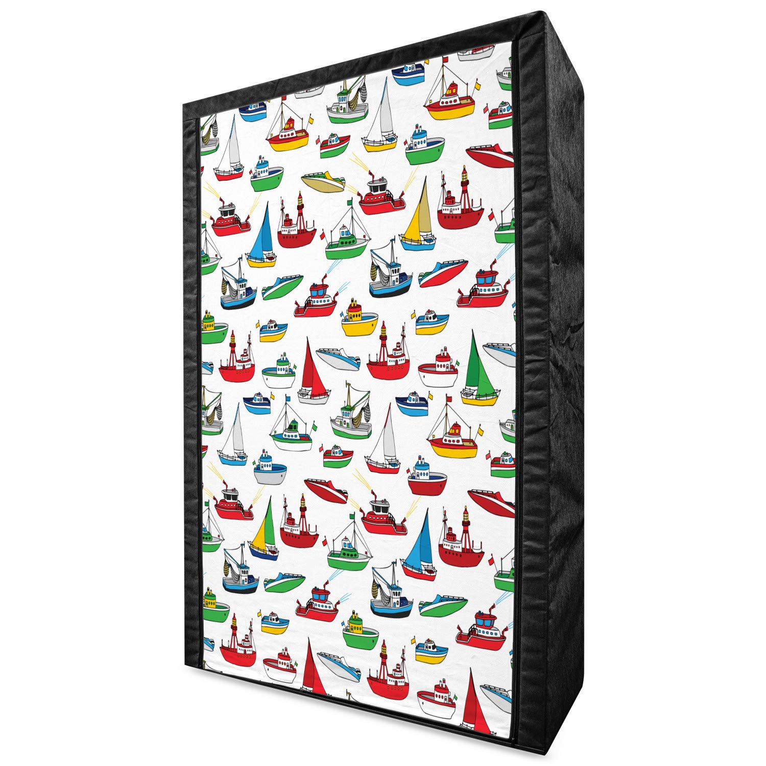 Ambesonne Nautical Portable Fabric Wardrobe - 42.5