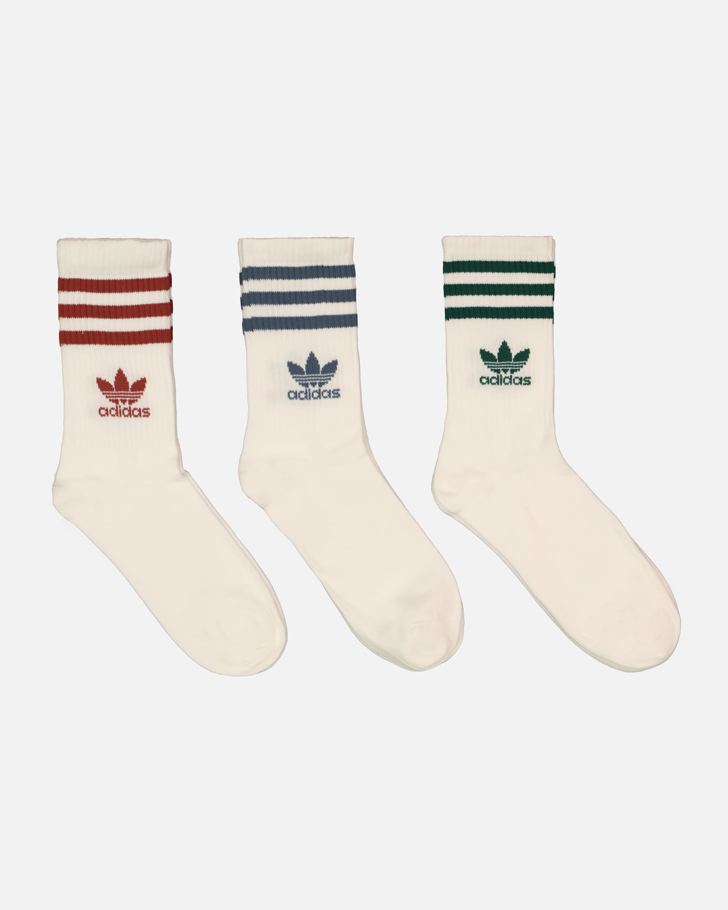 Adidas Mid Cut Crew Socks 3-Pack - Athletic Performance Socks for Men & Women - Perfect for Running, Basketball & Everyday Wear
