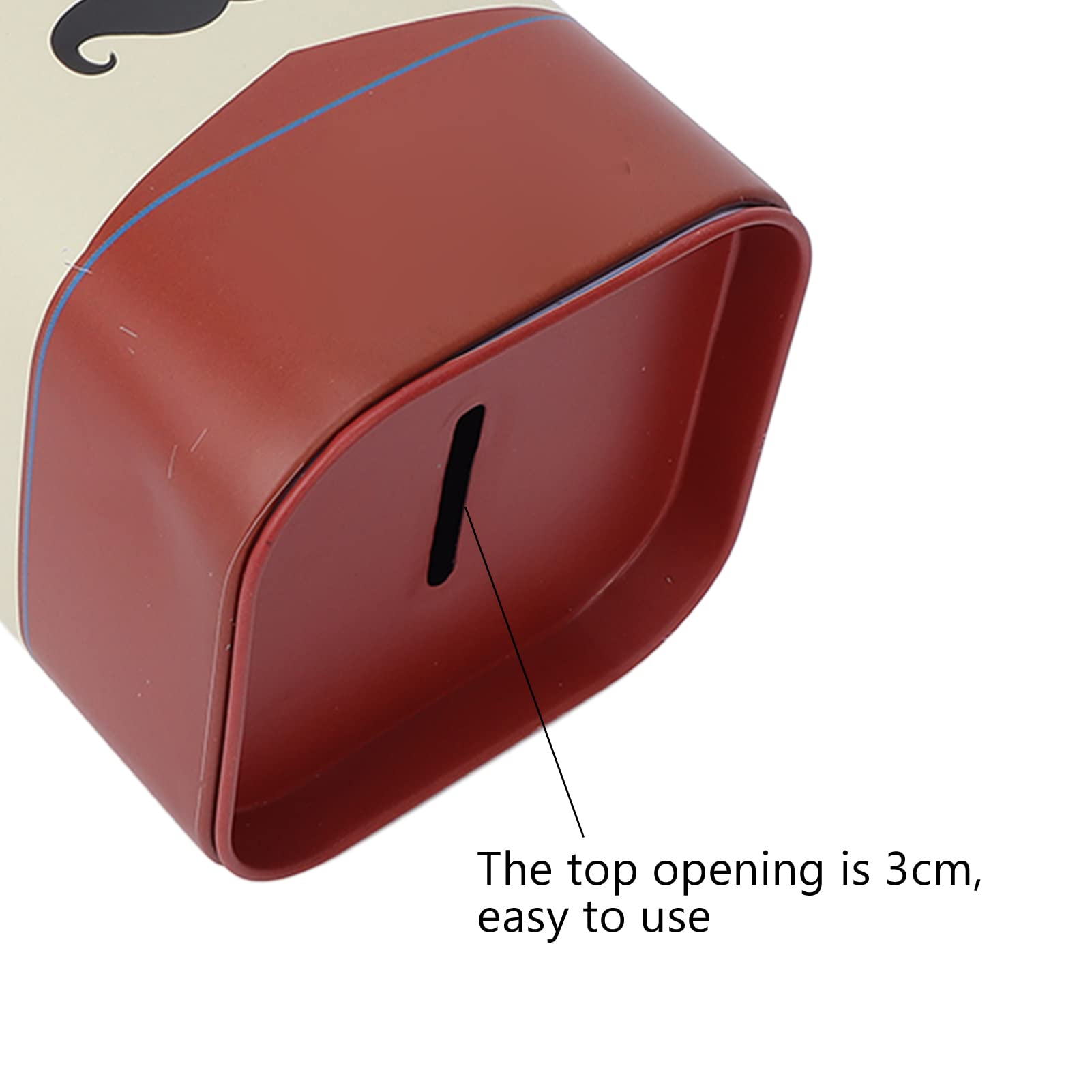 Blade Bank for Safety Razor Storage - Double Safety Blade Disposal Case with Secure Lid | Used Razor Blade Container for Barbershops, Home Shaving & Salon Safety (Red Beard Design)