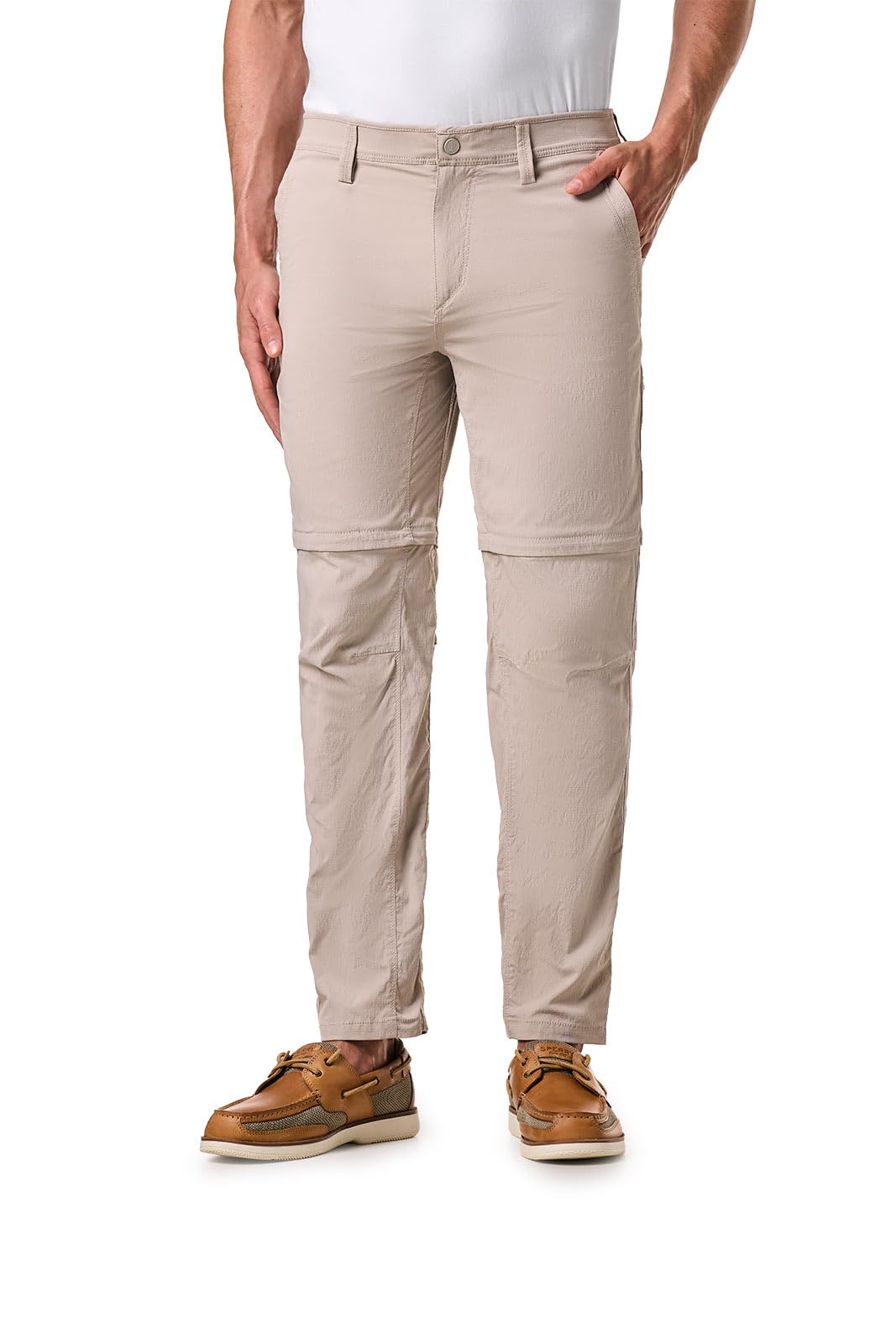 Coolibar UPF 50+ Men's Miller Convertible Sun Protective Pants - Lightweight Quick-Dry Hiking & Outdoor Travel Pants for Summer Adventures