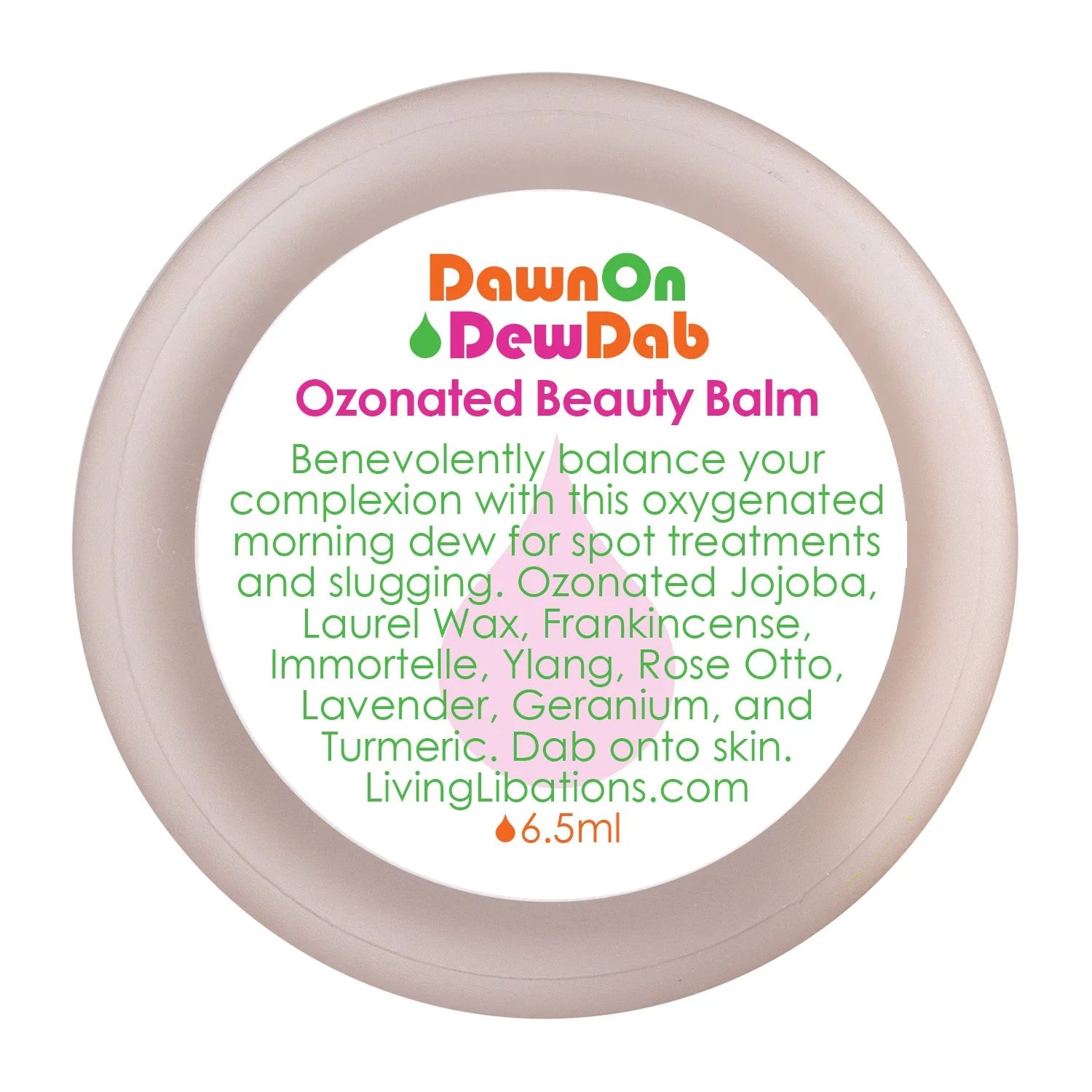 Dawn On Dew Dab Ozonated Beauty Balm - Organic Face Moisturizer for Dry Skin | Perfect for Nighttime Skincare Routine & Daily Hydration