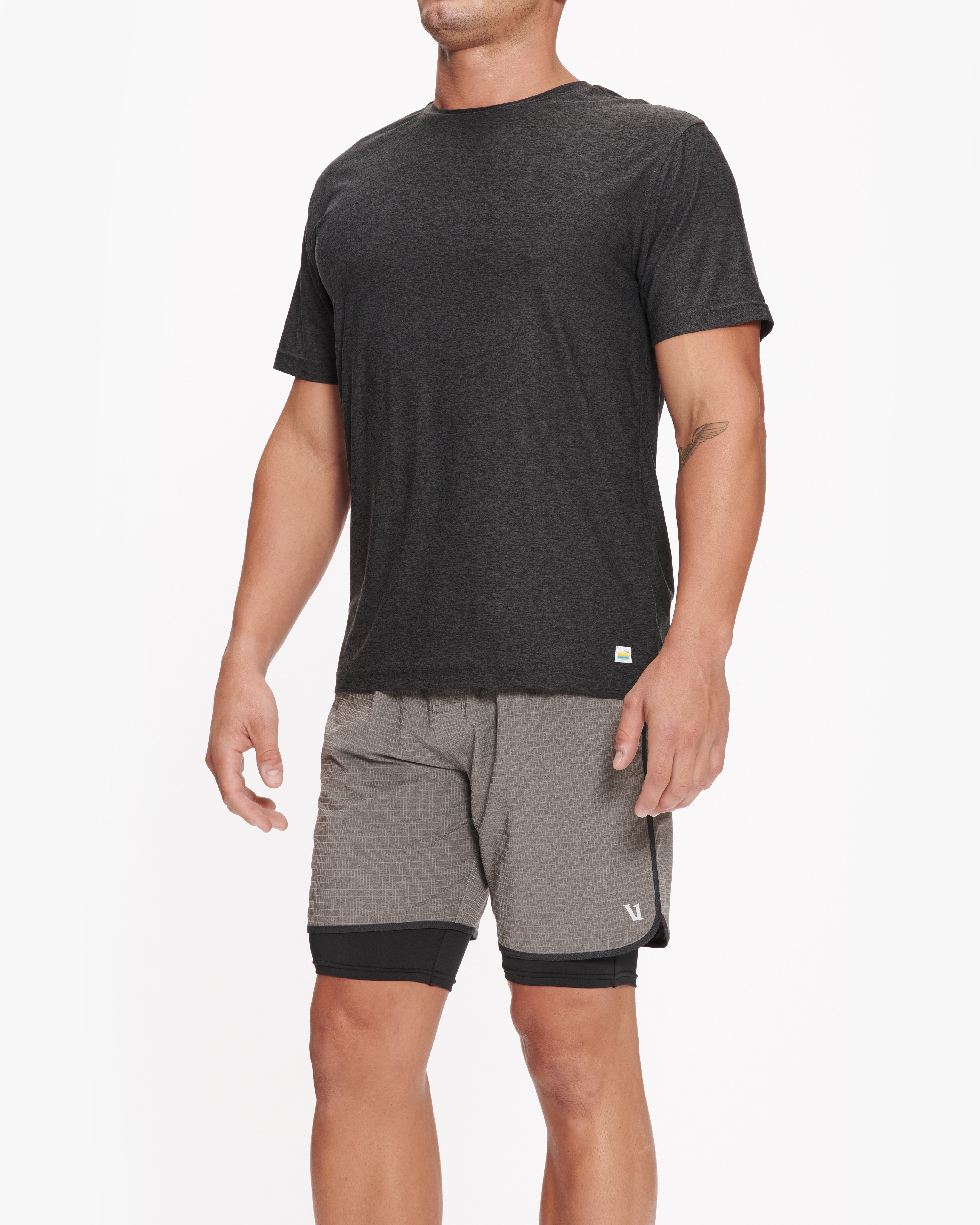 Vuori Strato Tech Tee - Men's Performance Short Sleeve T-Shirt for Running, Gym & Outdoor Activities | Moisture-Wicking & Breathable Workout Shirt
