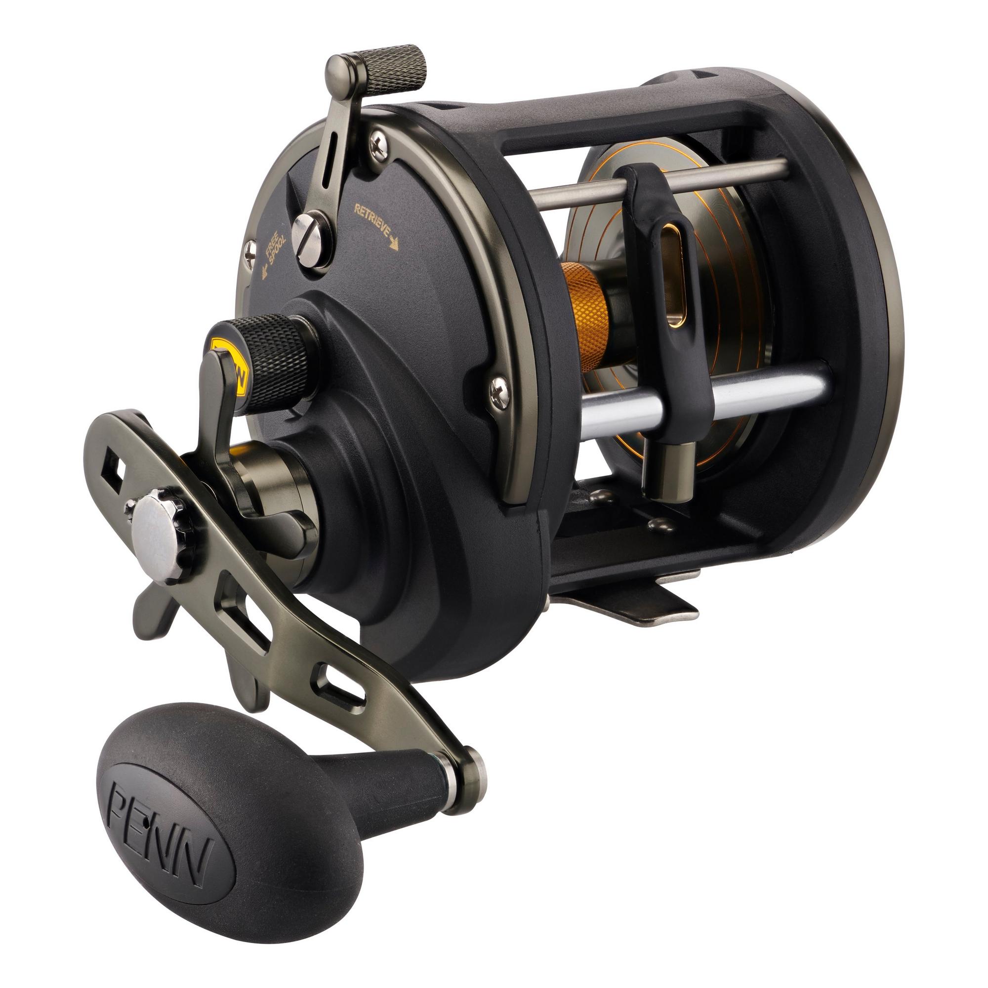 Penn Squall II Levelwind Star Drag Fishing Reel - Saltwater & Freshwater Fishing Gear for Bass, Trout, and Offshore Angling