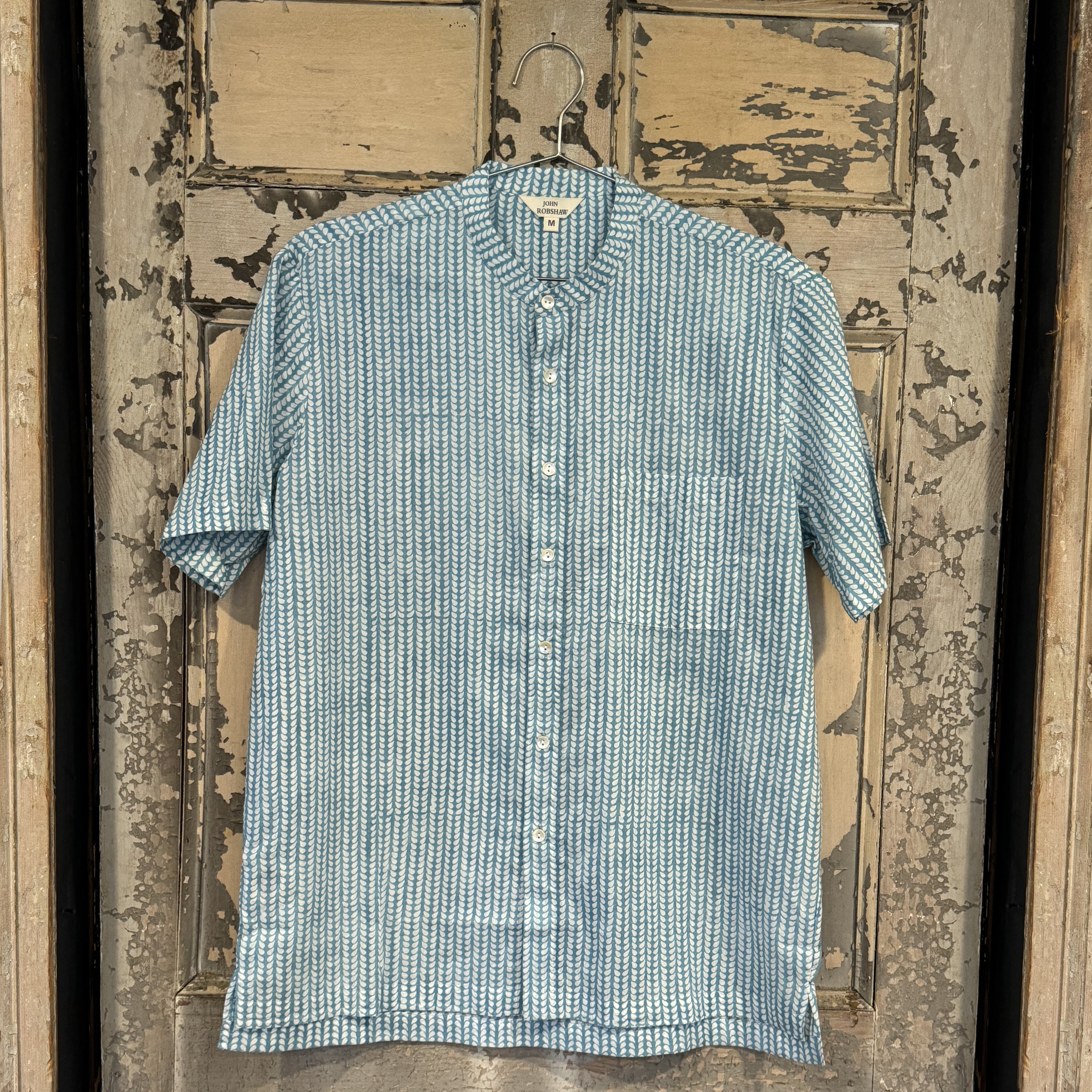 Aleppo Peacock Nehru Short Sleeve Shirt for Men - Stylish Ethnic Kurta with Embroidered Design - Perfect for Festivals, Weddings & Cultural Events