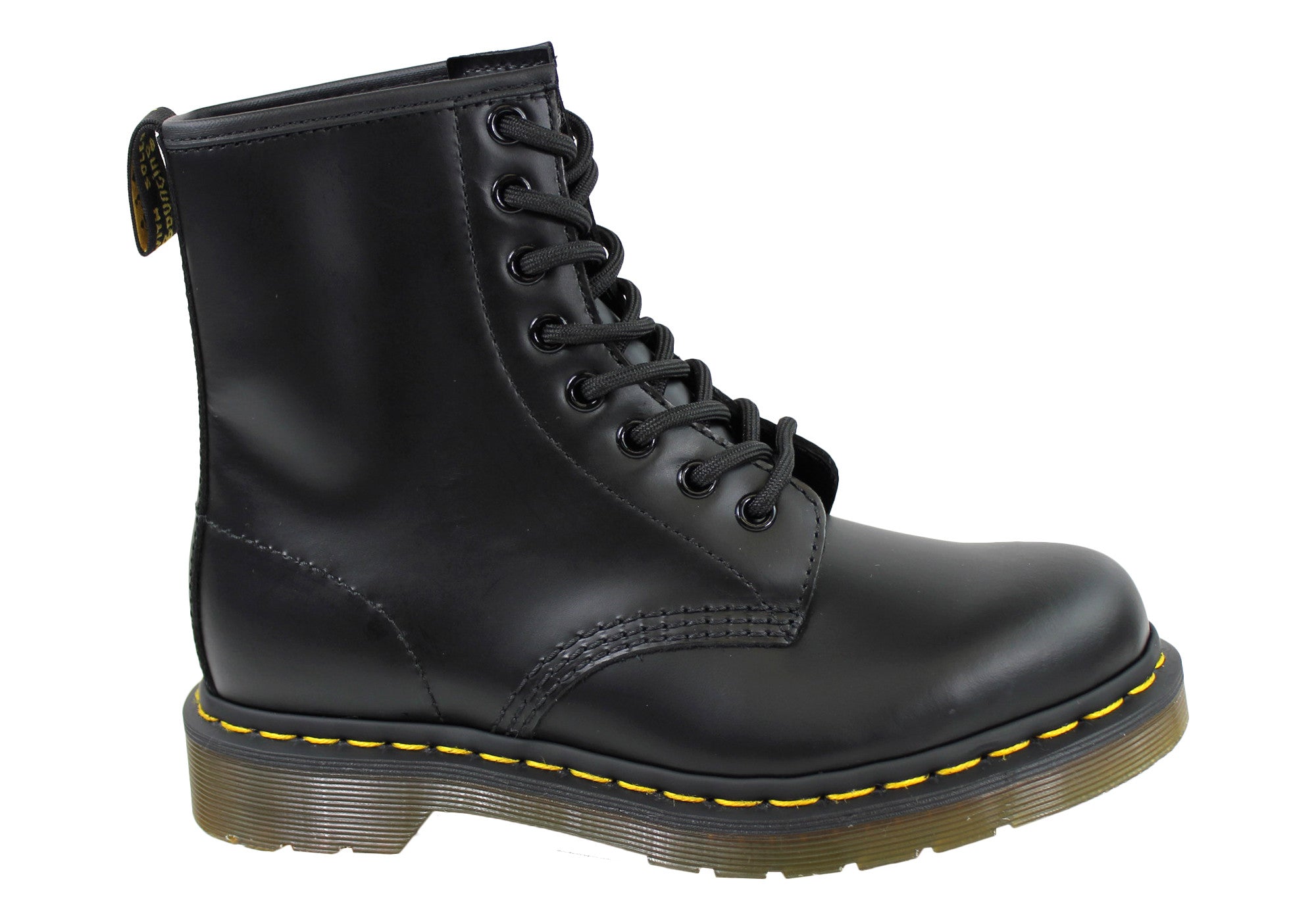 Dr. Martens 1460 Black Smooth Unisex Leather Lace-Up Boots - Classic Ankle Boots for Men & Women | Perfect for Casual Wear, Work & Street Style Fashion