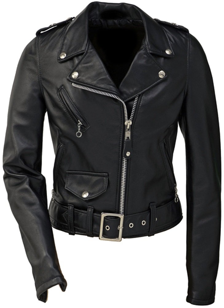 Classyak Women's Black Genuine Leather Jacket - Stylish & Durable Outerwear for Casual Wear, Motorcycle Riding & Night Out