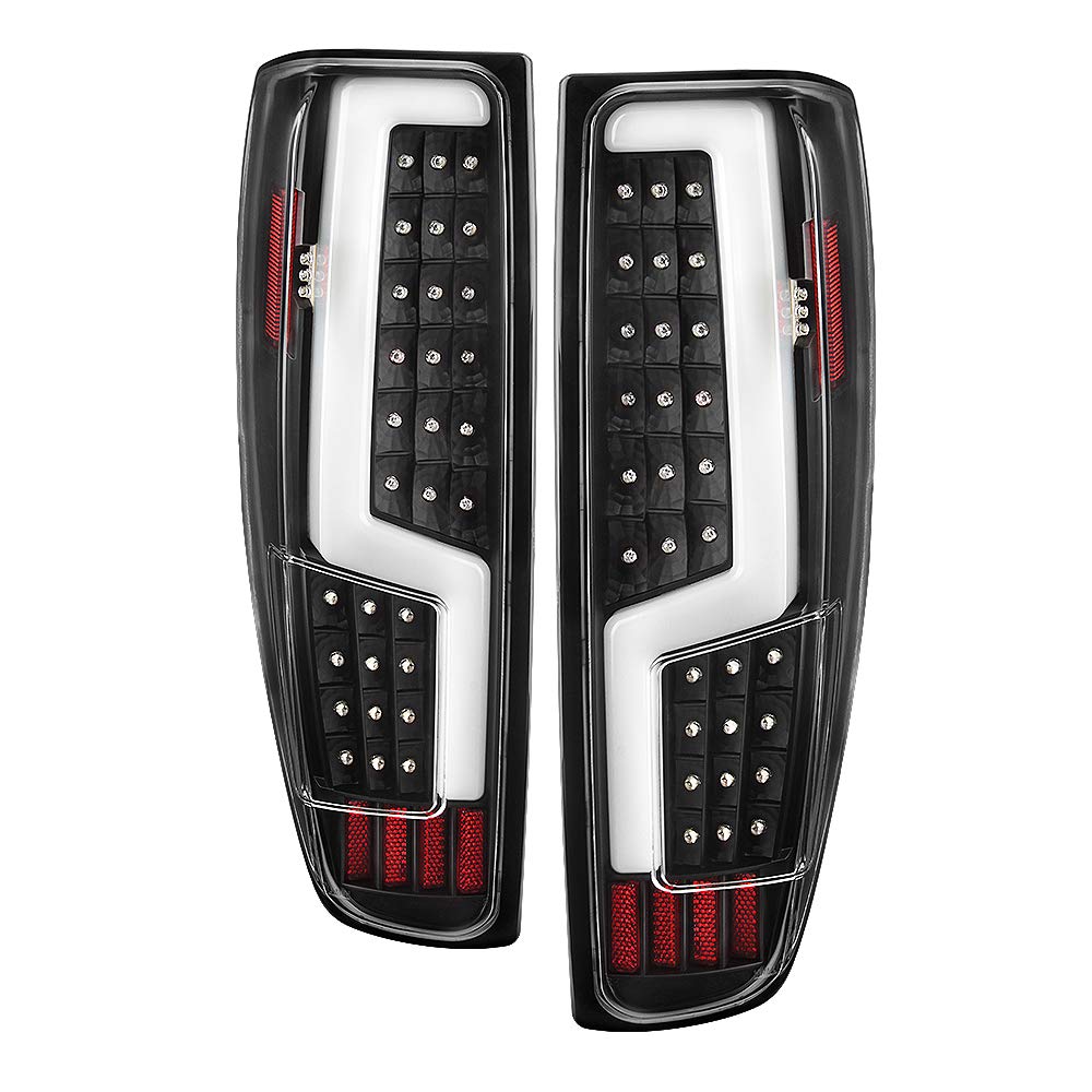 Xtune LED Tail Lights for Cars - Black (ALT-ON-CCO04-LED-BK) | High Visibility Brake Lights | Perfect for Night Driving & Enhanced Vehicle Safety