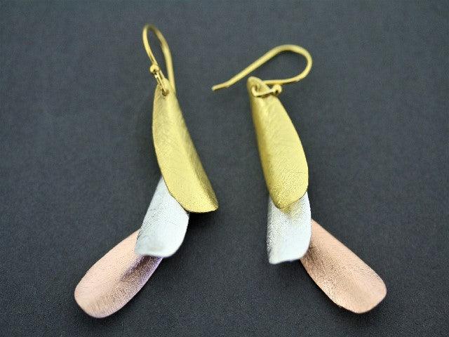Fava Bean Drop Earrings in Silver, Gold & Rose Gold - Elegant Dangle Earrings for Women, Perfect for Parties, Weddings & Everyday Wear