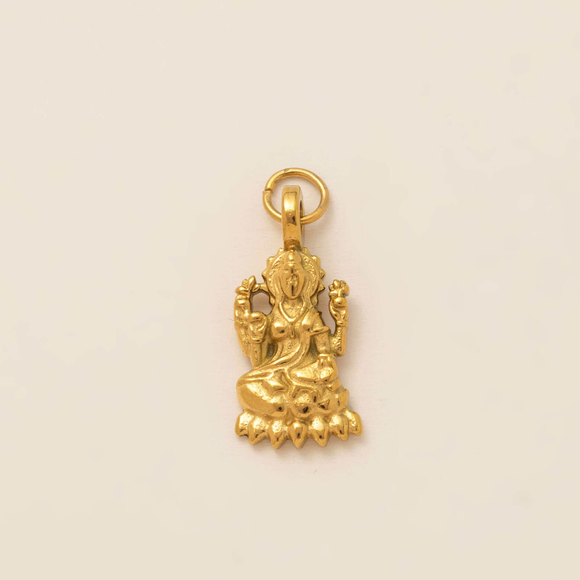 Ganesha Elephant Lotus Pendant Charm Necklace - Spiritual Jewelry for Meditation & Yoga | JX402 1 | Perfect for Gifts, Blessings & Hindu Devotion