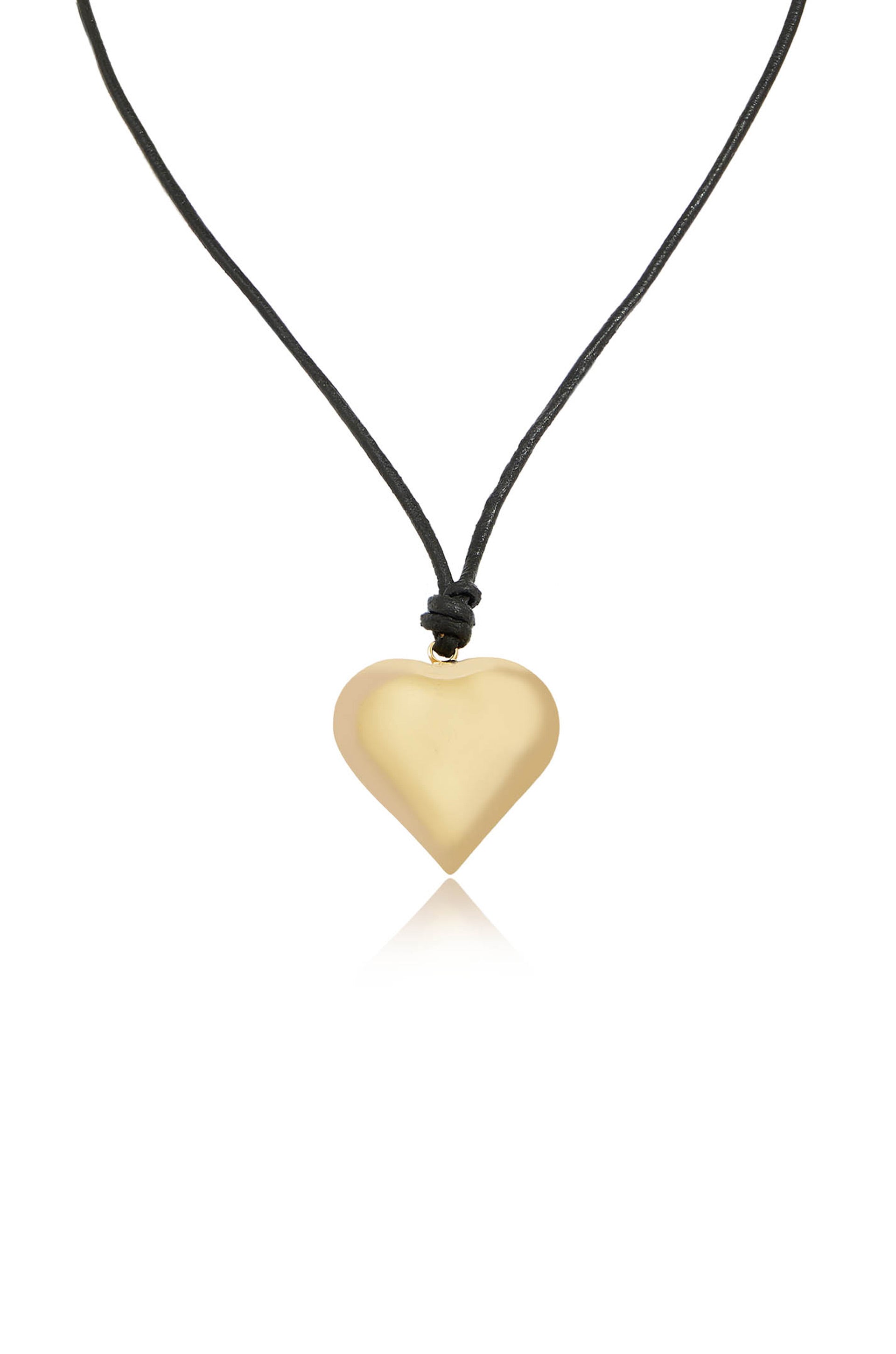 Heart Pendant Adjustable Cord Necklace - Elegant Layering Jewelry for Women, Perfect for Valentine's Day Gifts & Everyday Wear