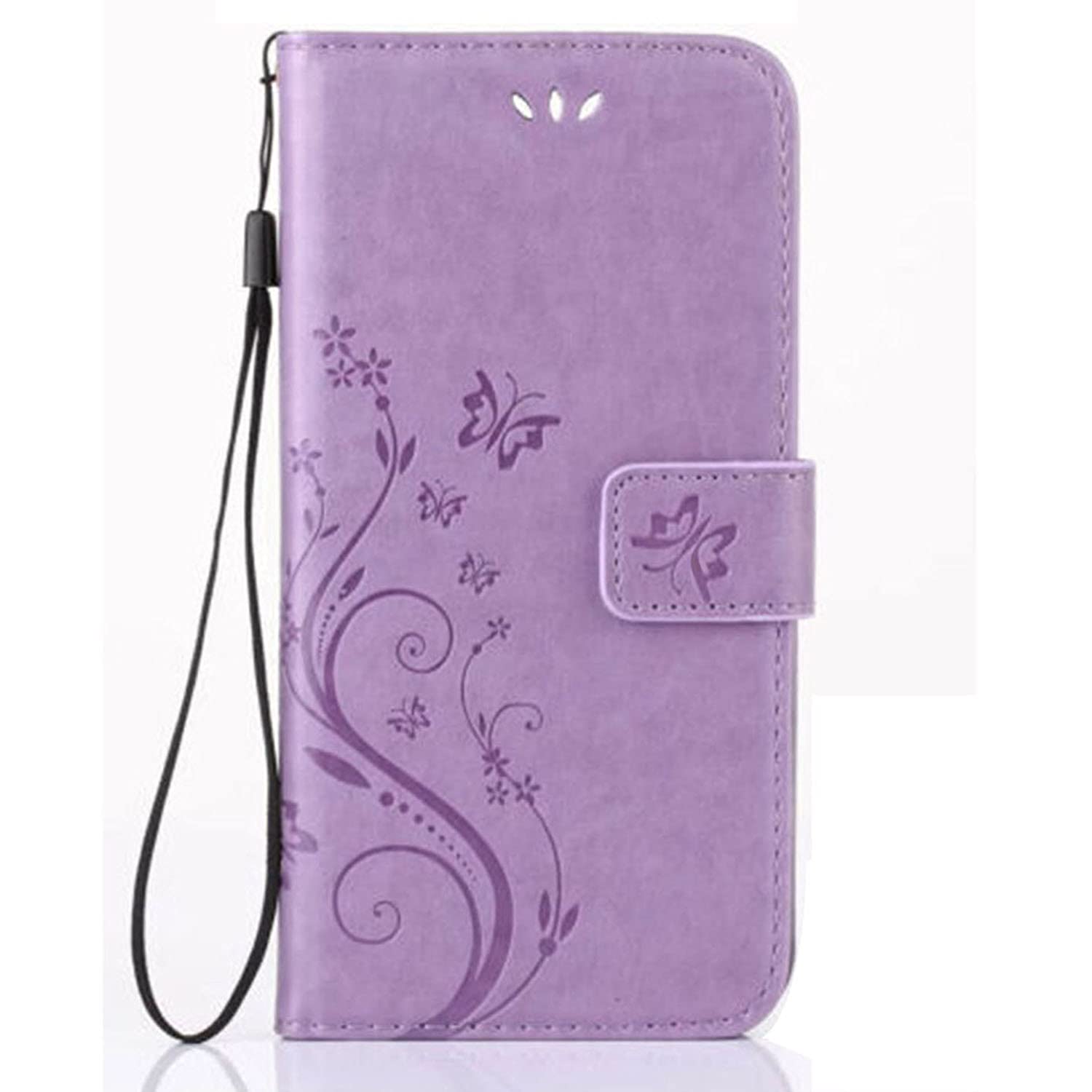 Premium Leather Wallet Case for iPhone SE (2020/2022) - Magnetic Flip Cover with Card Holder | Slim Protective Phone Case for Women & Men | Perfect for Work, Travel & Everyday Use (4.7 inch)