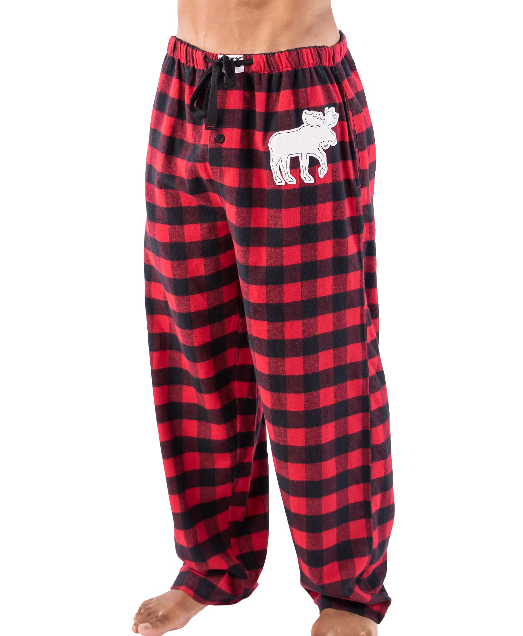 Cozy Men's Flannel Pajama Pants - Soft Lounge & Sleep Pants for Men - Comfortable Separate Bottoms - Perfect for Relaxing at Home, Lounging & Sleeping