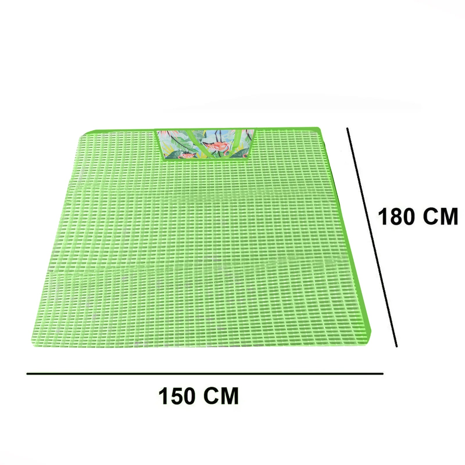 Waterproof Tropical Picnic & Beach Blanket - 150x180cm Large Outdoor Mat for Camping, Park, Backyard, Travel & Beach Parties - Sand Resistant & Portable