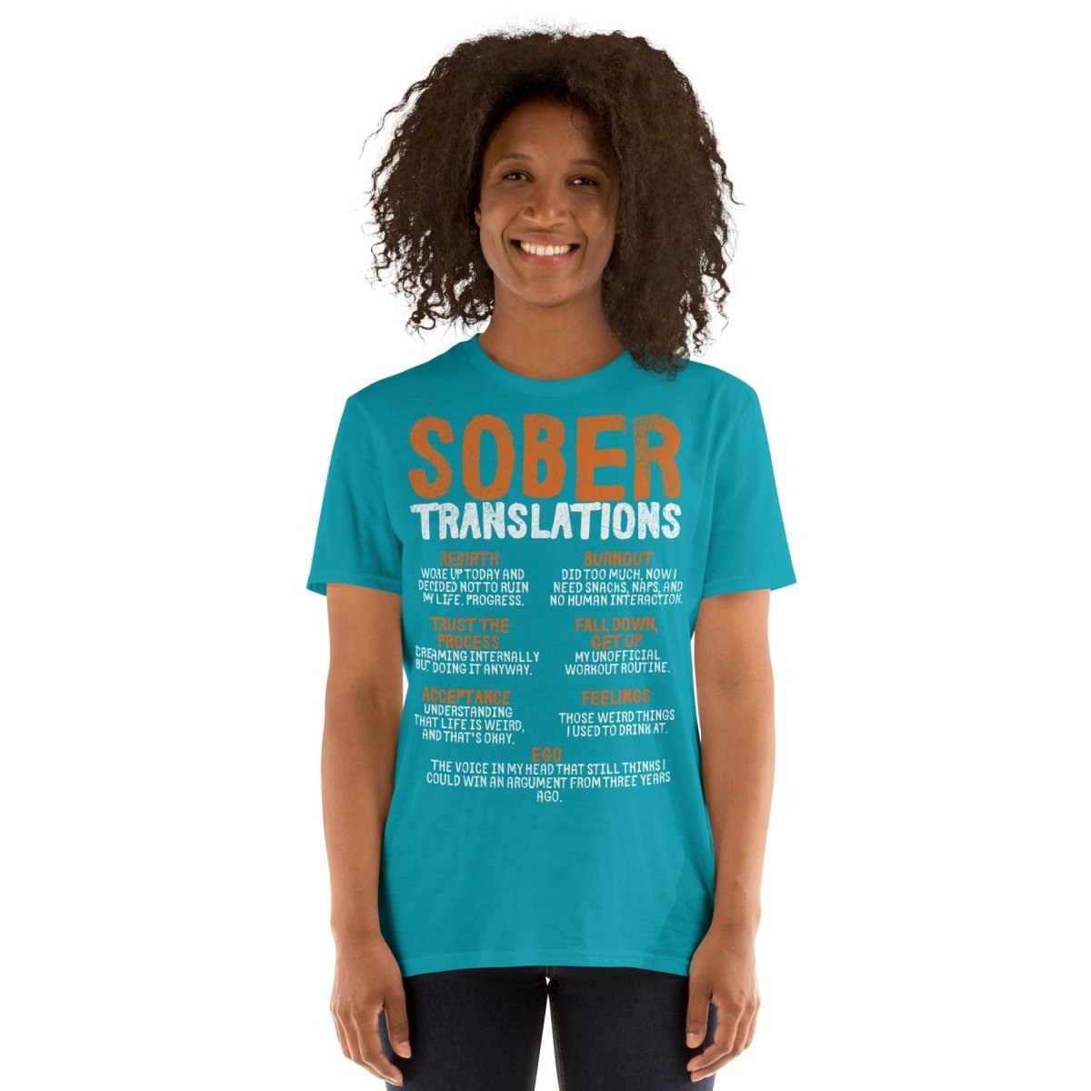 Sober Translations Vol.4 Front Print T-Shirt - Essential Everyday Edition | Casual Streetwear & Urban Fashion for Men & Women