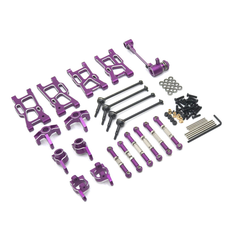 WLTOYS 1/14 & 1/12 Scale RC Car Upgrade Kits - Metal Parts for 144010, 144001, 144002, 124017, 124016, 124018, 124019 Models - Perfect for Off-Road Racing & DIY RC Car Customization