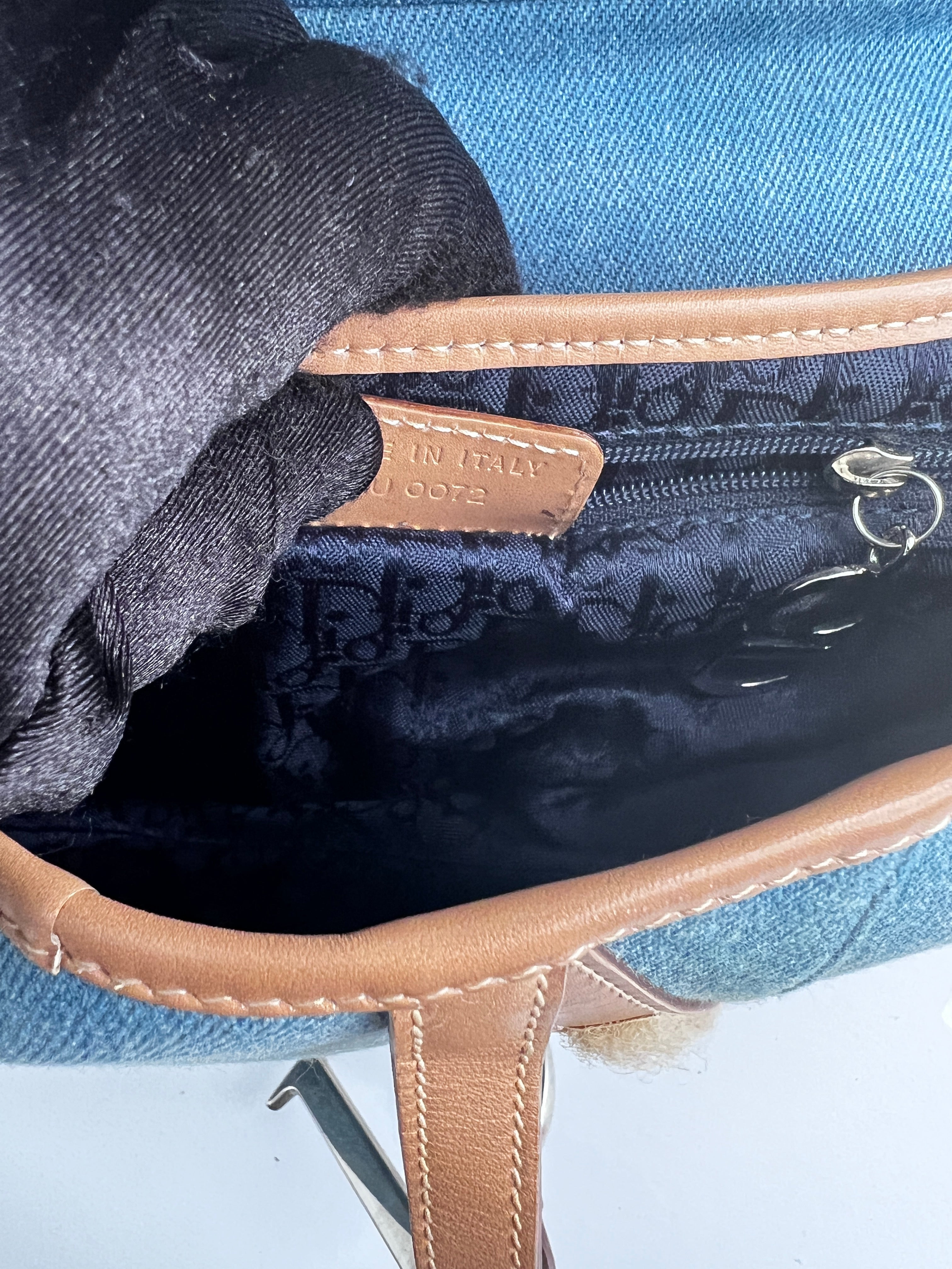Dior Denim Saddle Bag - Luxury Designer Handbag for Women | Fashion Shoulder Bag & Crossbody Purse | Perfect for Parties, Dating & Everyday Use