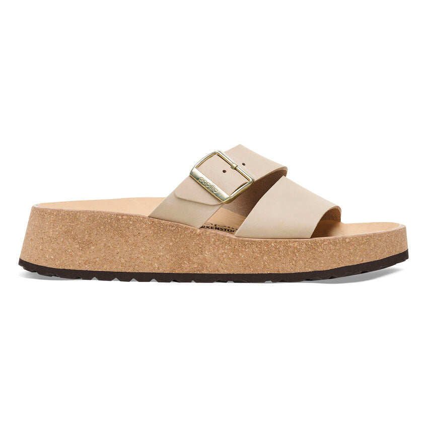 Birkenstock Almina Nubuck Leather Sandals for Women - Comfortable Arch Support Footbed | Perfect for Summer, Beach, and Casual Wear