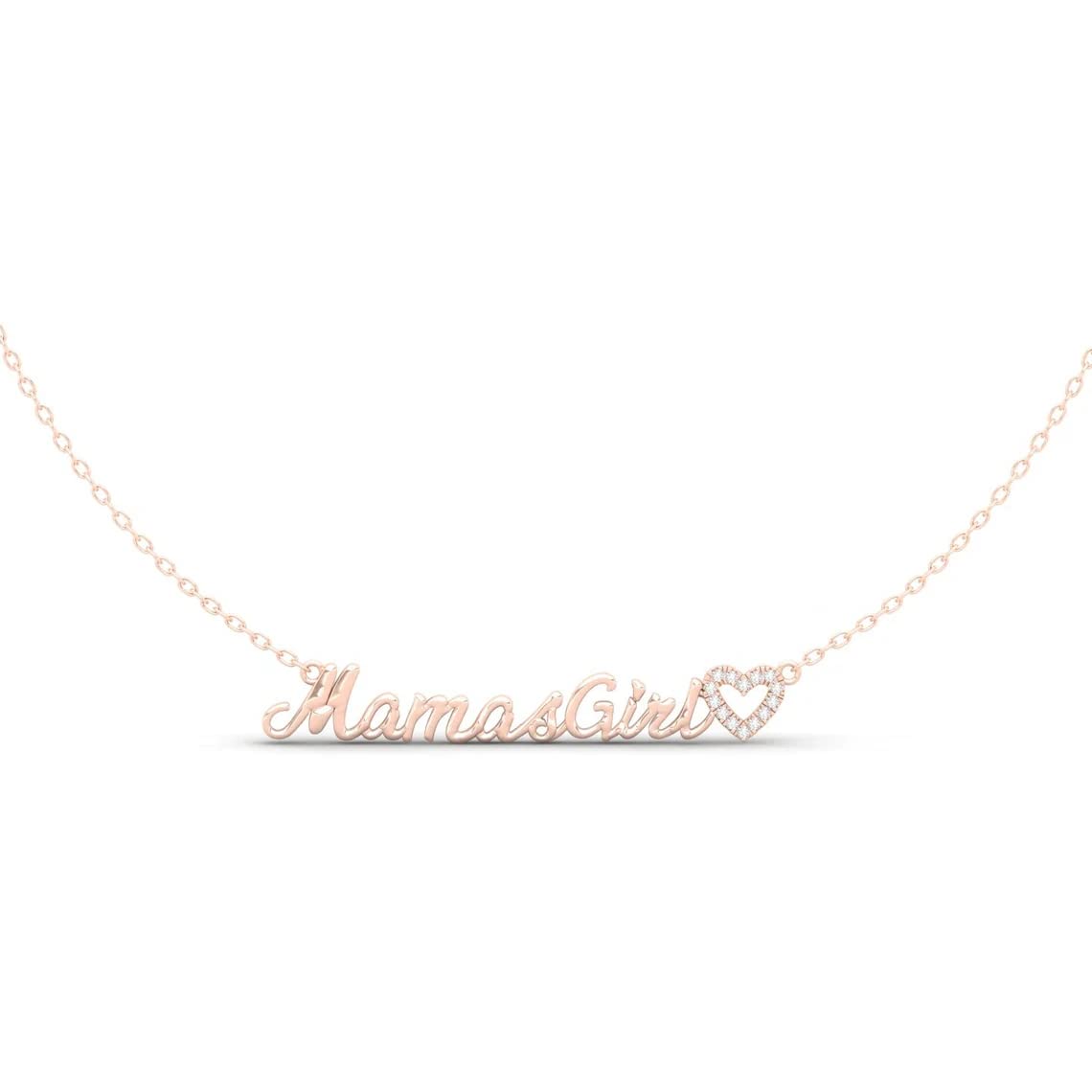 Personalized Name Necklace - 925 Sterling Silver with Natural Diamond Crown & Heart Birthstone Initial Pendant in Yellow/White/Rose Gold | Dainty Custom Jewelry for Women | Perfect Gift for Christmas, Birthday, Anniversary, Valentine's Day, Graduation, Mother’s Day | Great for Wife, Girlfriend, Mom, Sister | Everyday Wear, Date Night, Special Occasions