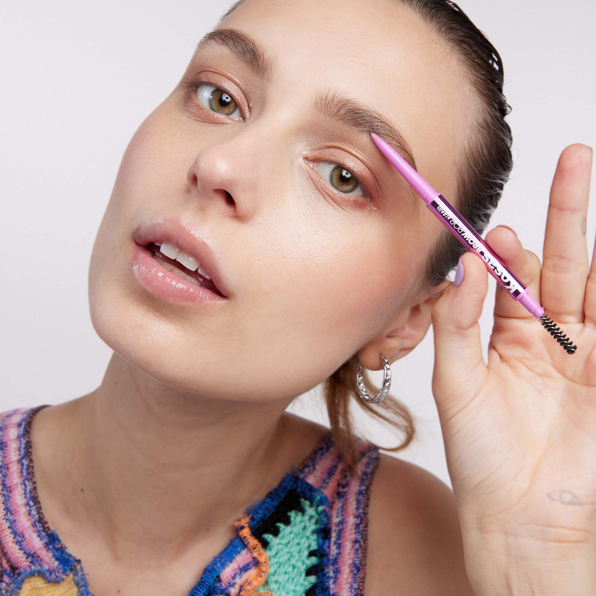 Brow Pop Nano Ultra Fine Detailing Pencil - Waterproof Eyebrow Pencil for Natural Brows - Perfect for Daily Makeup & Professional Use