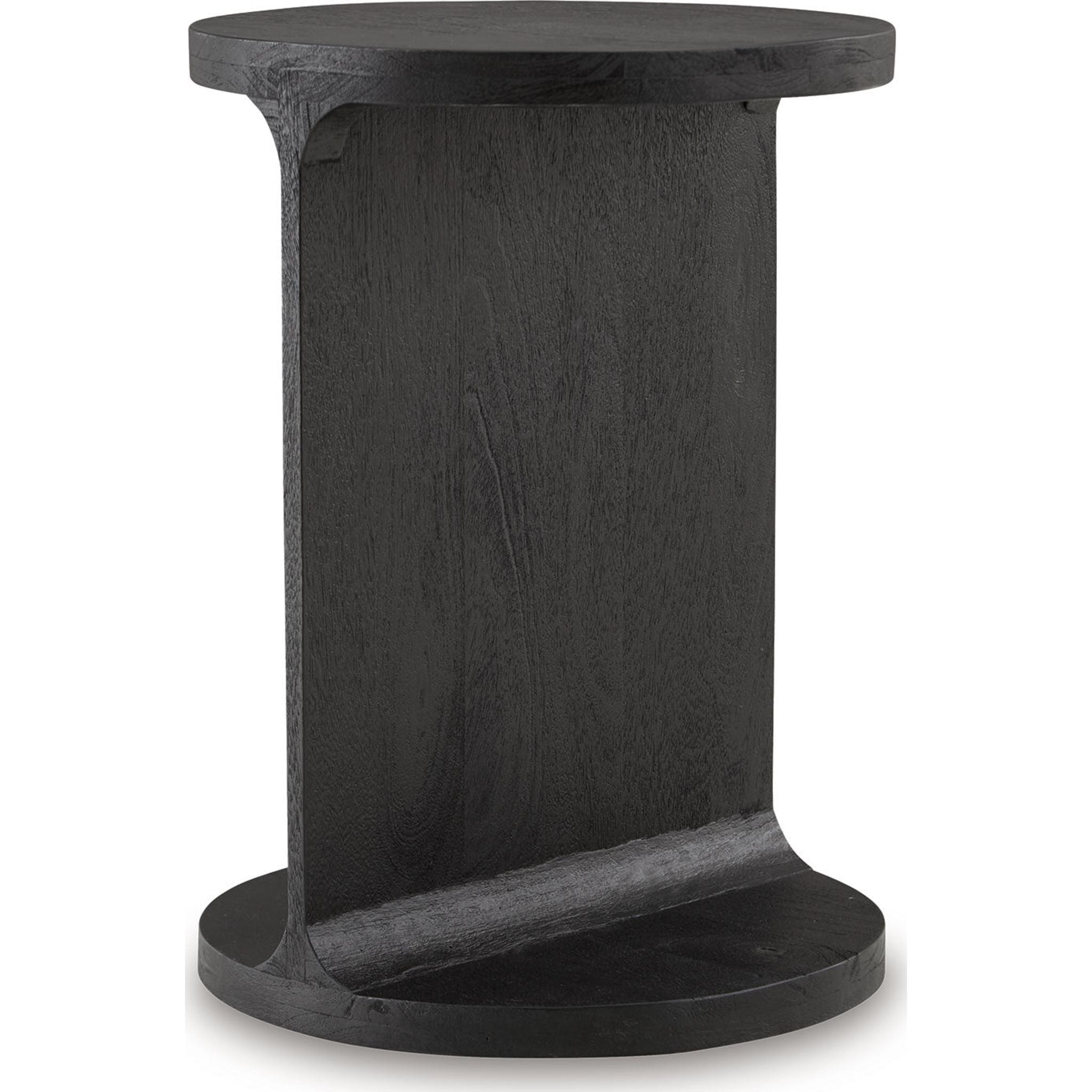 Adderley Black Accent Table - Stylish End Table for Living Room, Bedroom, or Office Decor