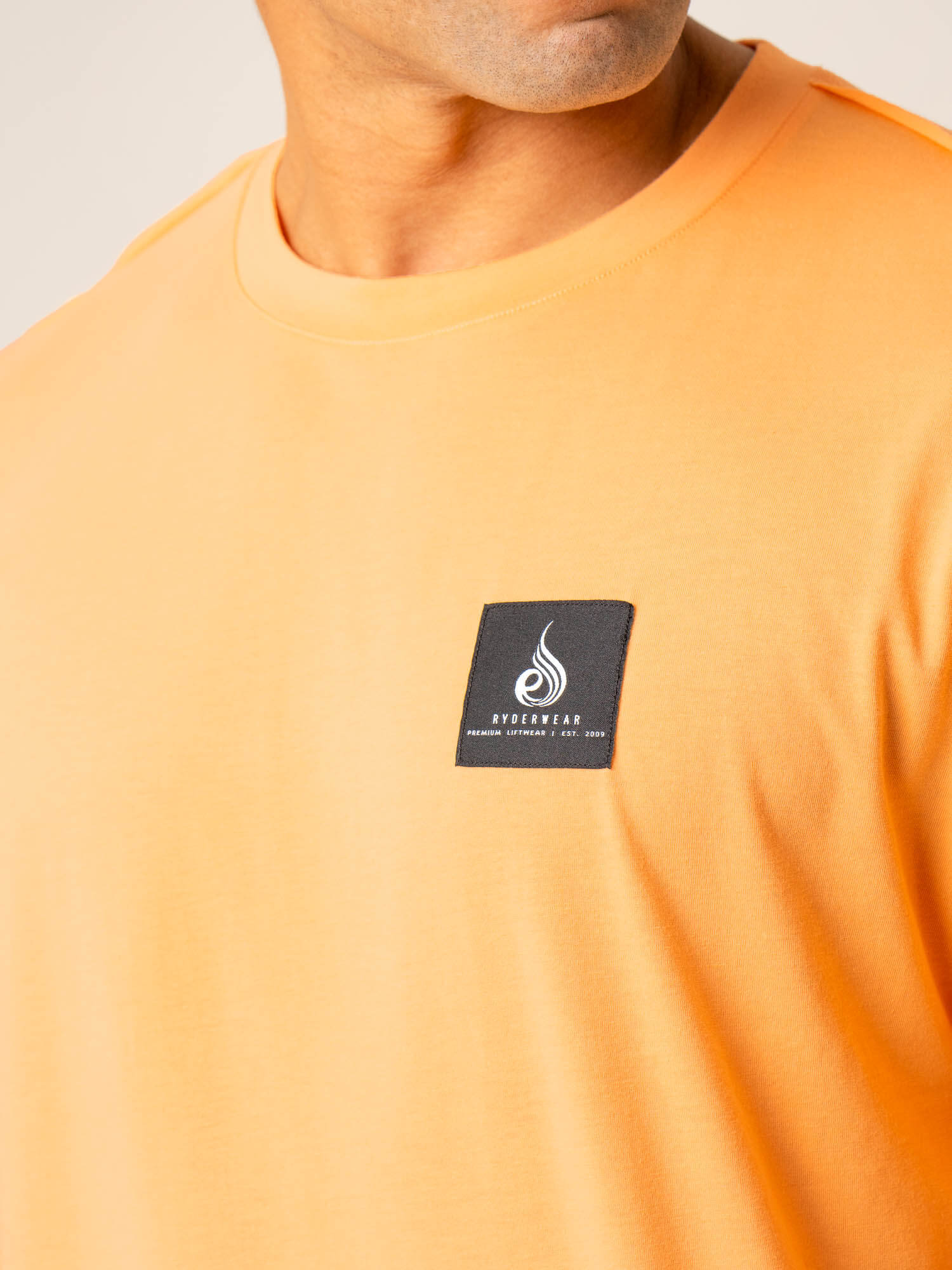 Dynamic Oversized T-Shirt in Orange Sherbet - Comfortable & Stylish Loose Fit for Casual Wear, Street Fashion, and Everyday Outfits