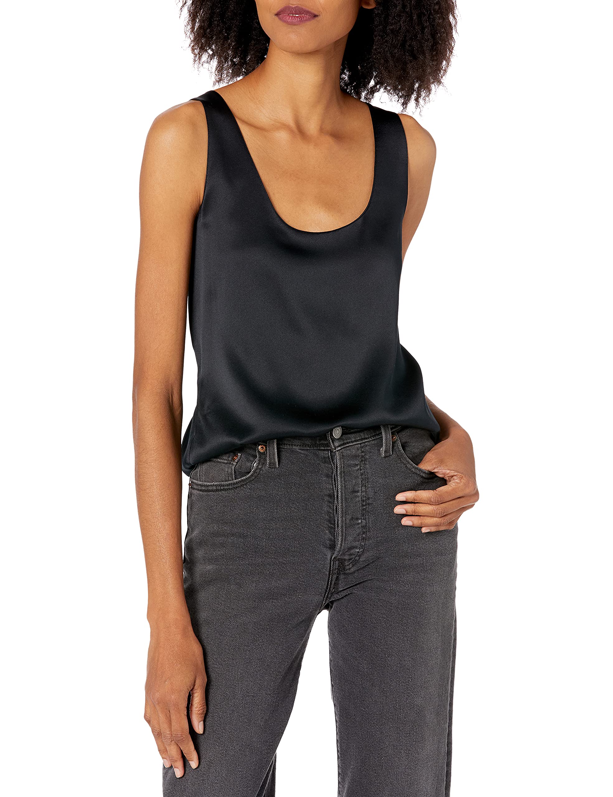 Vince Women's Tie Back Tank Top - Stylish Sleeveless Blouse for Casual & Summer Outfits | Perfect for Beach, Office & Date Nights