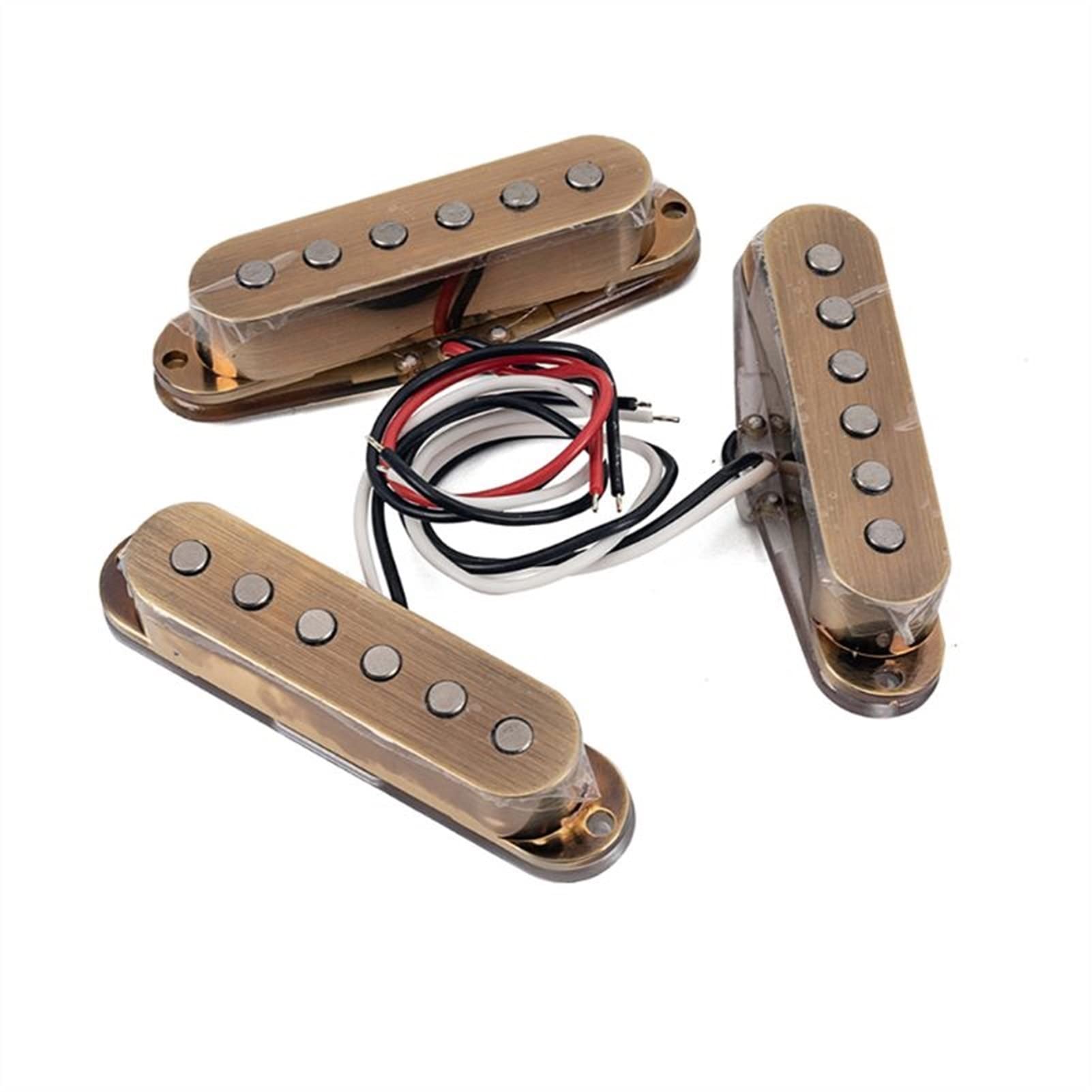 Alnico 5 Guitar Pickups 48/50/52 for ST SG Electric Guitar - Replacement Pickup Set for Blues, Rock & Metal - Perfect for Stage Performance & Studio Recording