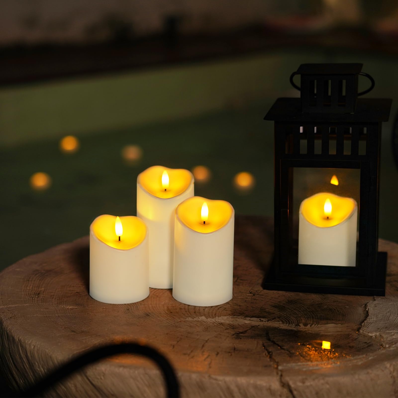 Homemory LED Flameless Candles - Remote Control, Waterproof for Outdoor Use