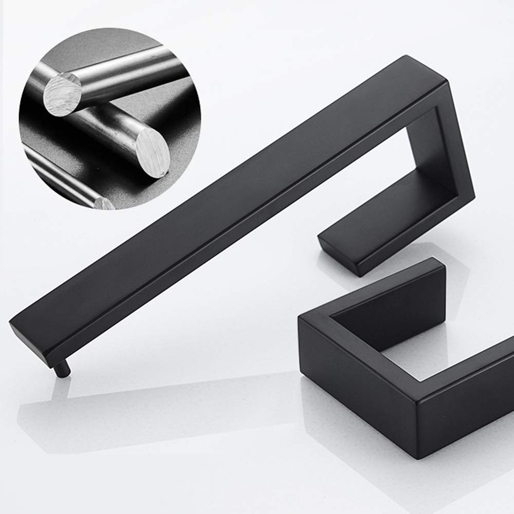Black Stainless Steel Towel Ring - Wall Mounted Bathroom Accessory for Bath & Shower