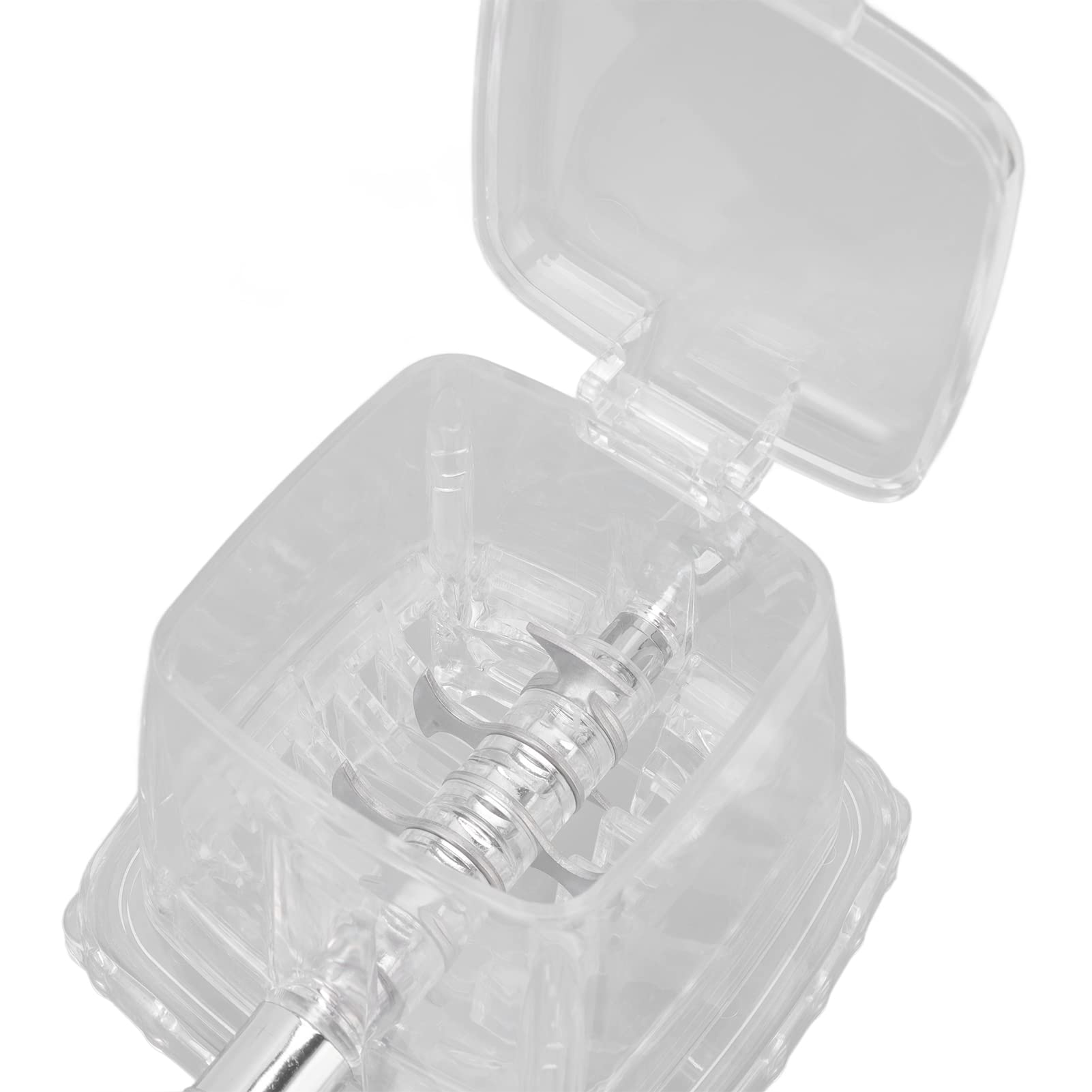 Stainless Steel Manual Ice Crusher for Cocktails, Smoothies & Shaved Ice - Transparent Handheld Ice Chopper for Home Bars, Parties & Outdoor Use