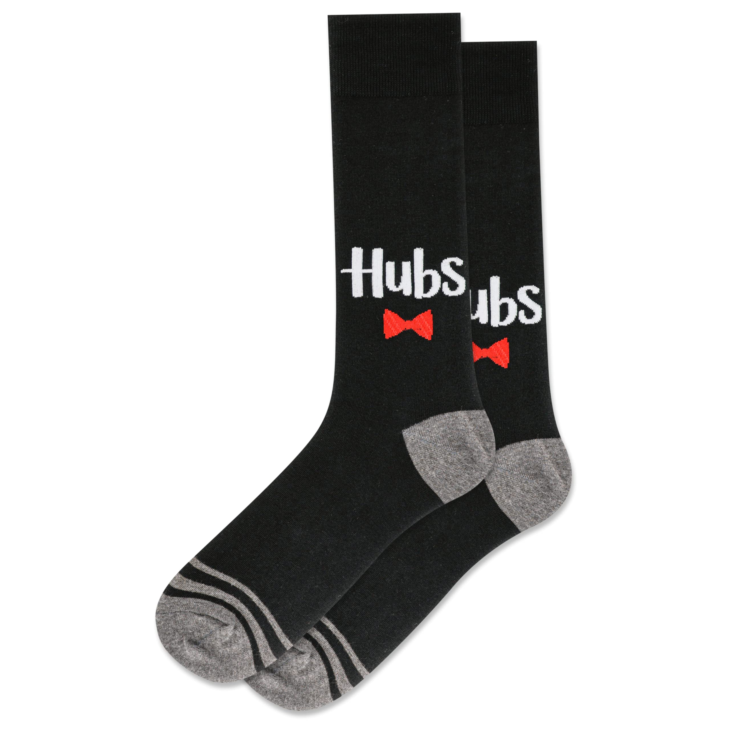 Hot Sox Men's Crew Socks - Comfortable Cotton Athletic Socks for Running, Hiking & Everyday Wear | Breathable & Durable