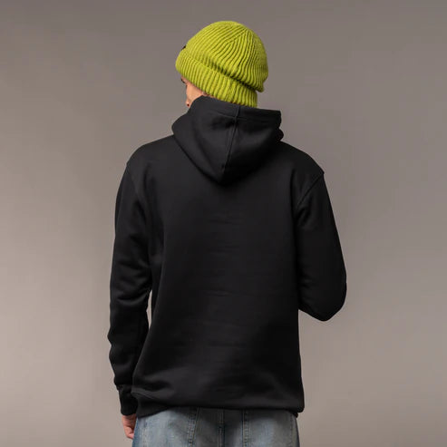 Unisex Vulk Kangaroo Hoodie - Black | Soft & Comfortable Fleece Pullover for Men & Women | Perfect for Casual Wear, Gym & Outdoor Activities