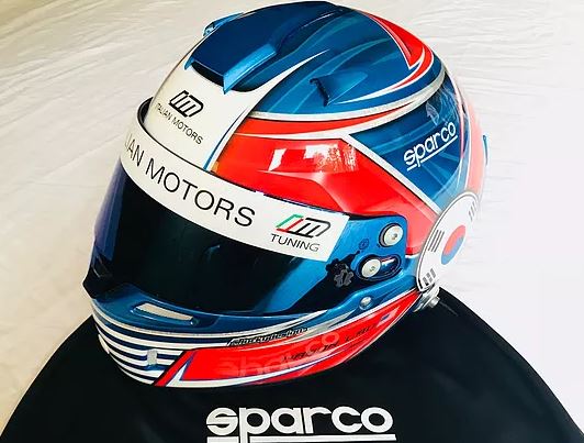 Sparco Air Pro RF 5W Racing Helmet - Lightweight & Ventilated for Karting, Auto Racing & Motorsports - Perfect for Track Days & Competitive Driving