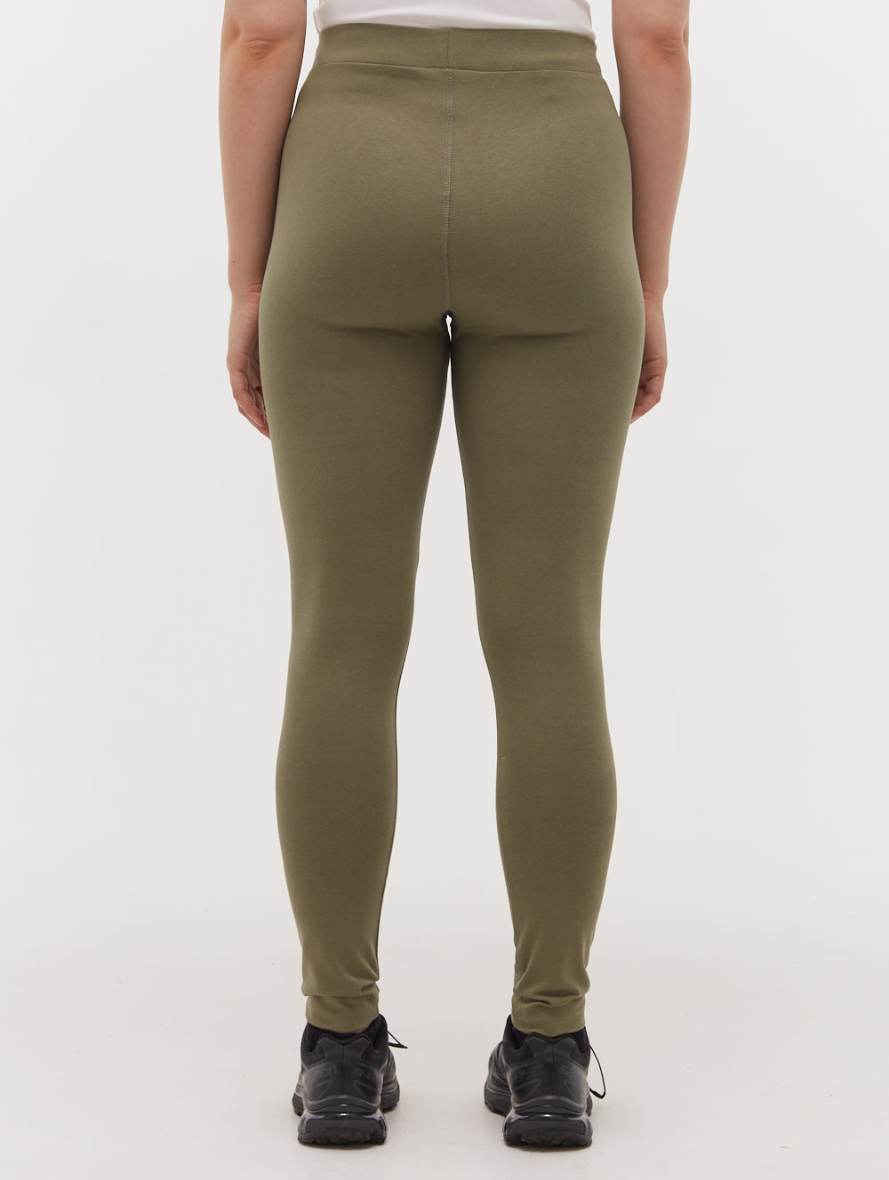 Elira High Waist Yoga Pants with Logo - Women's Workout Leggings for Running, Gym & Lounge