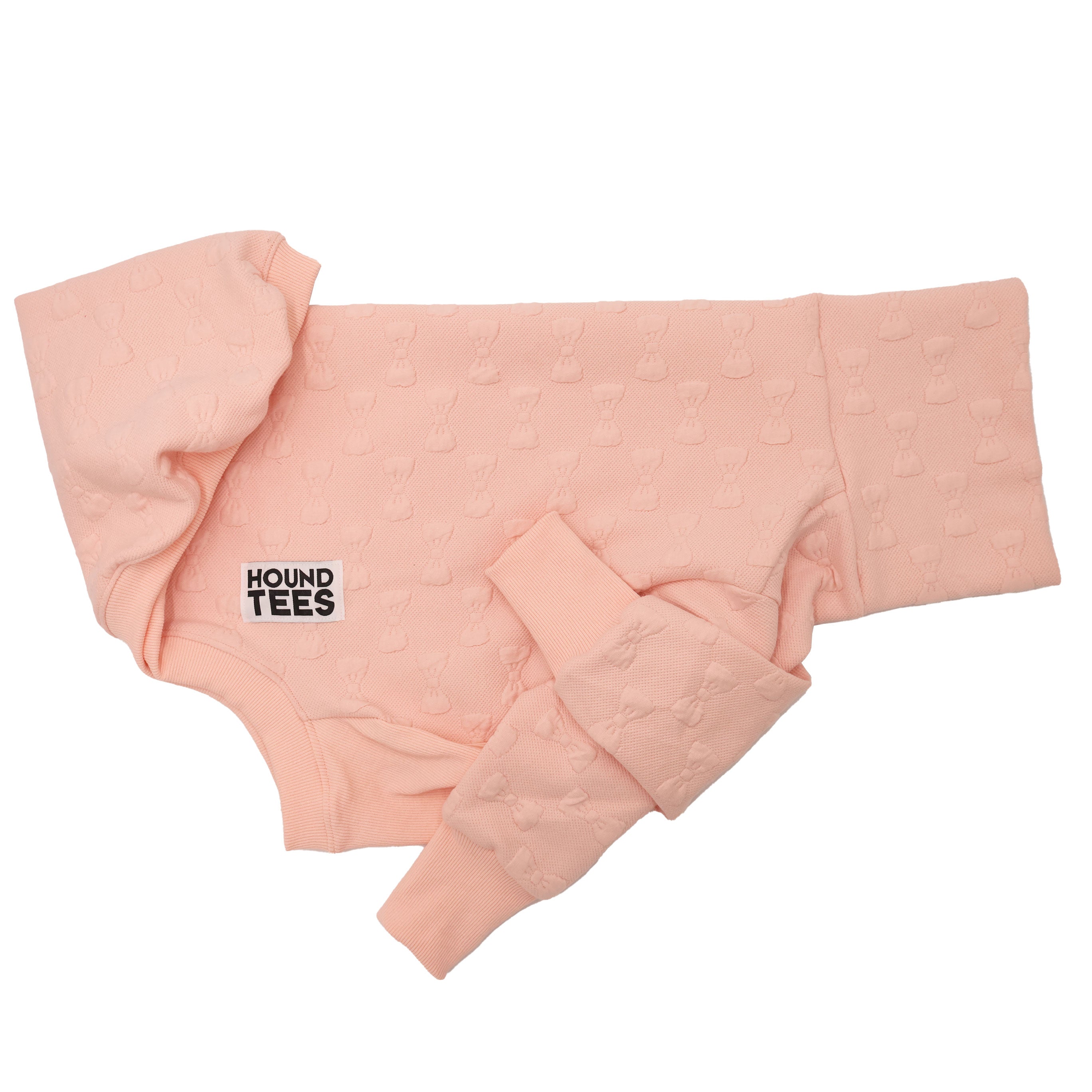 Peach Pawfect Greyhound Quilted Sweater for Dogs - Cozy Winter Dog Clothes, Warm Pet Apparel for Small to Medium Breeds - Perfect for Outdoor Walks and Indoor Lounging