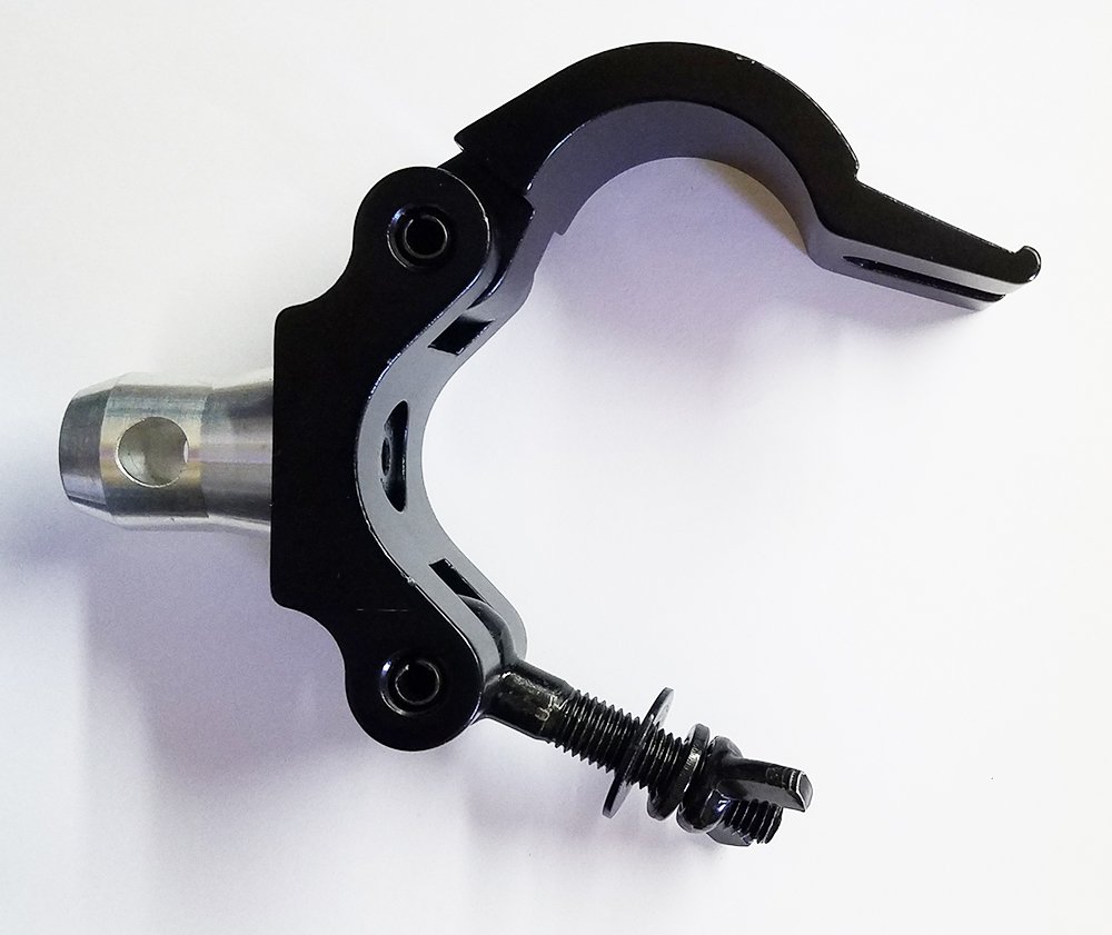 Global Truss Coupler Clamp - Heavy Duty Aluminum Clamp for Stage Lighting & Rigging - Black (Perfect for Concert Stages, DJ Equipment & Theater Setups)