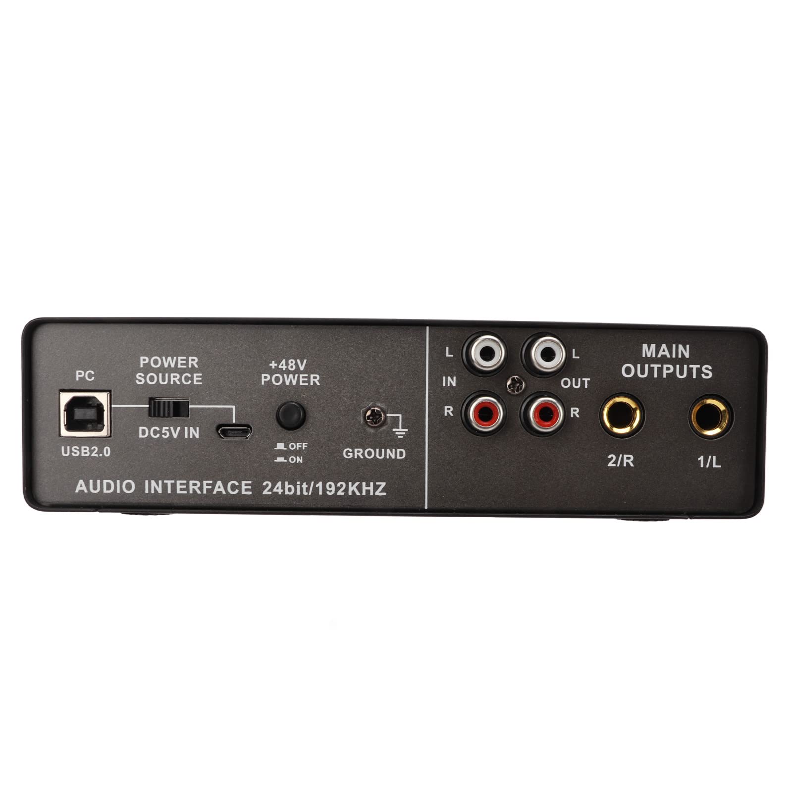 High-Quality USB External Sound Card for Mobile & PC - 192kHz Audio Interface with XLR Input for Recording, Streaming, Podcasting & Live Mixing | Perfect for Home Studios, Gamers & Content Creators