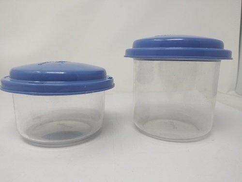 Preethi Blue Leaf Airtight Food Storage Containers Set of 2 - BPA Free Kitchen Organization for Flour, Sugar, Rice & Dry Goods | Perfect for Pantry, Baking & Meal Prep