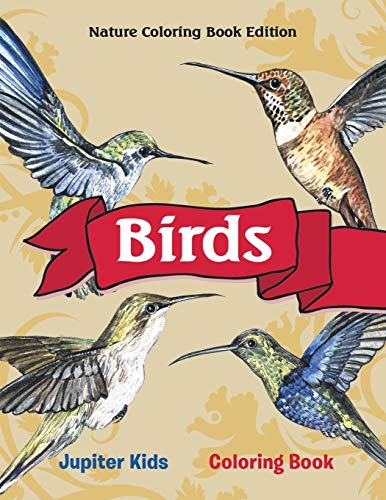 Birds Coloring Book for Adults - Relaxing Nature & Wildlife Coloring Pages | Stress Relief, Art Therapy, Mindfulness Activity | Perfect for Home, Office & Gifts