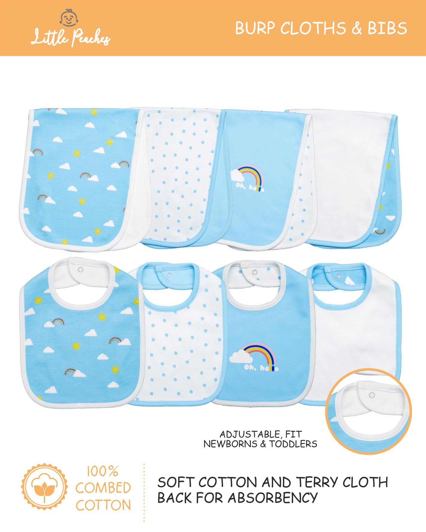 Soft 100% Cotton Newborn Baby Girl Clothes Set - Essential Outfits for 0-6 Months | Breathable & Comfortable Baby Girl Gifts | Perfect for Daily Wear, Photo Shoots & Special Occasions